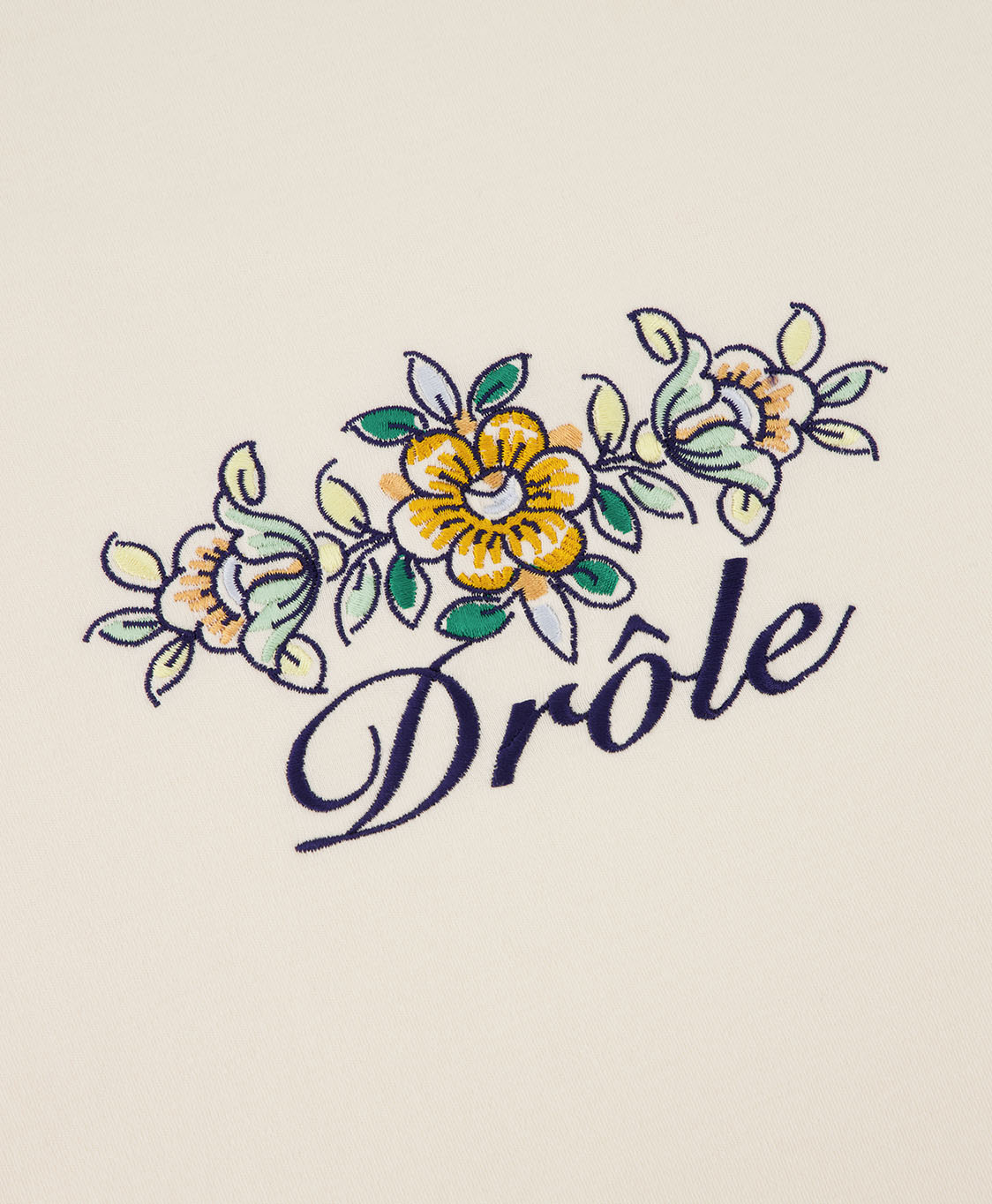 Drole De Monsieur T-shirt Korte Mouw Le T-shirt Dr Wit