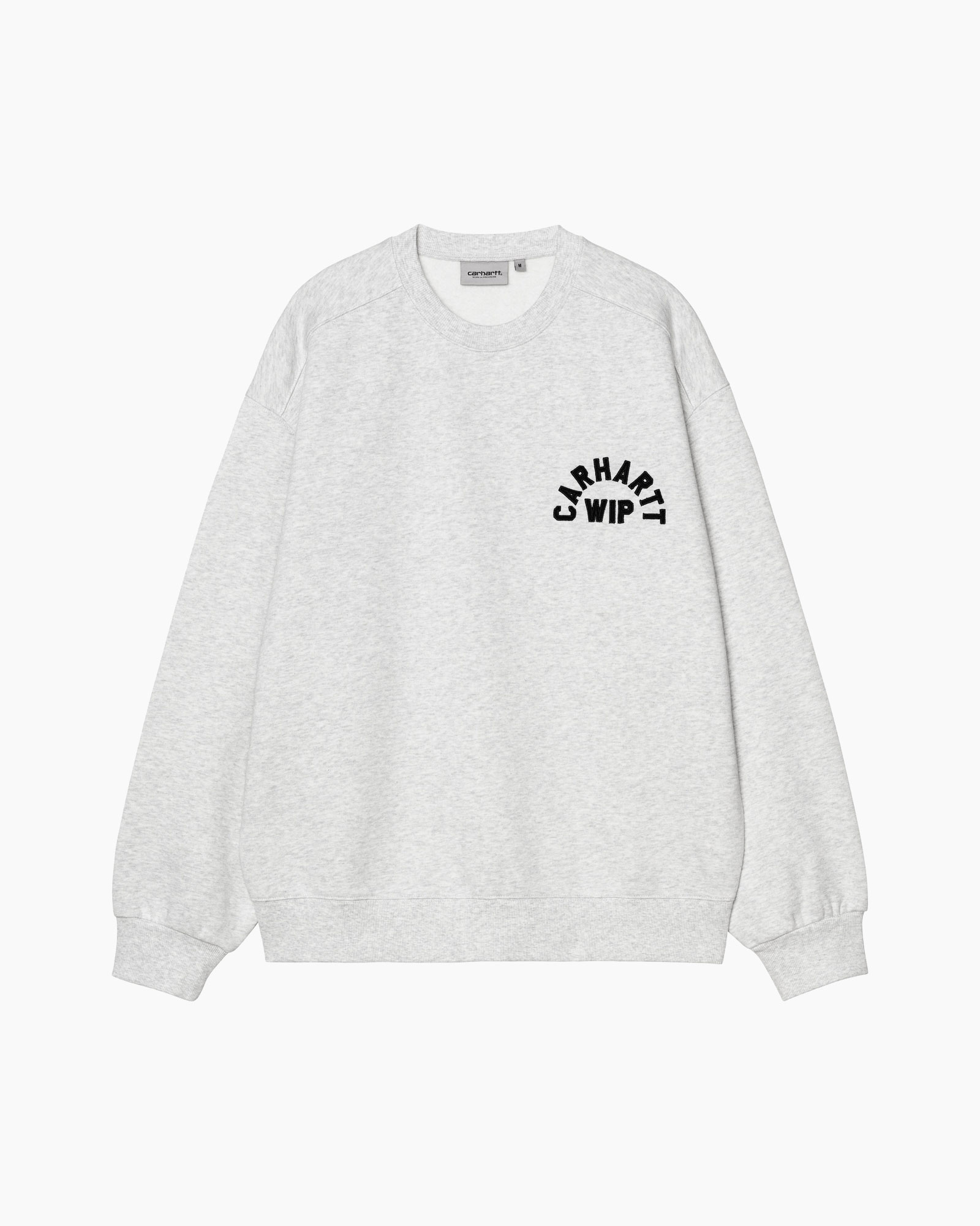 sweatshirt, grijs, langemouwen, kanntenkraag, grafische print