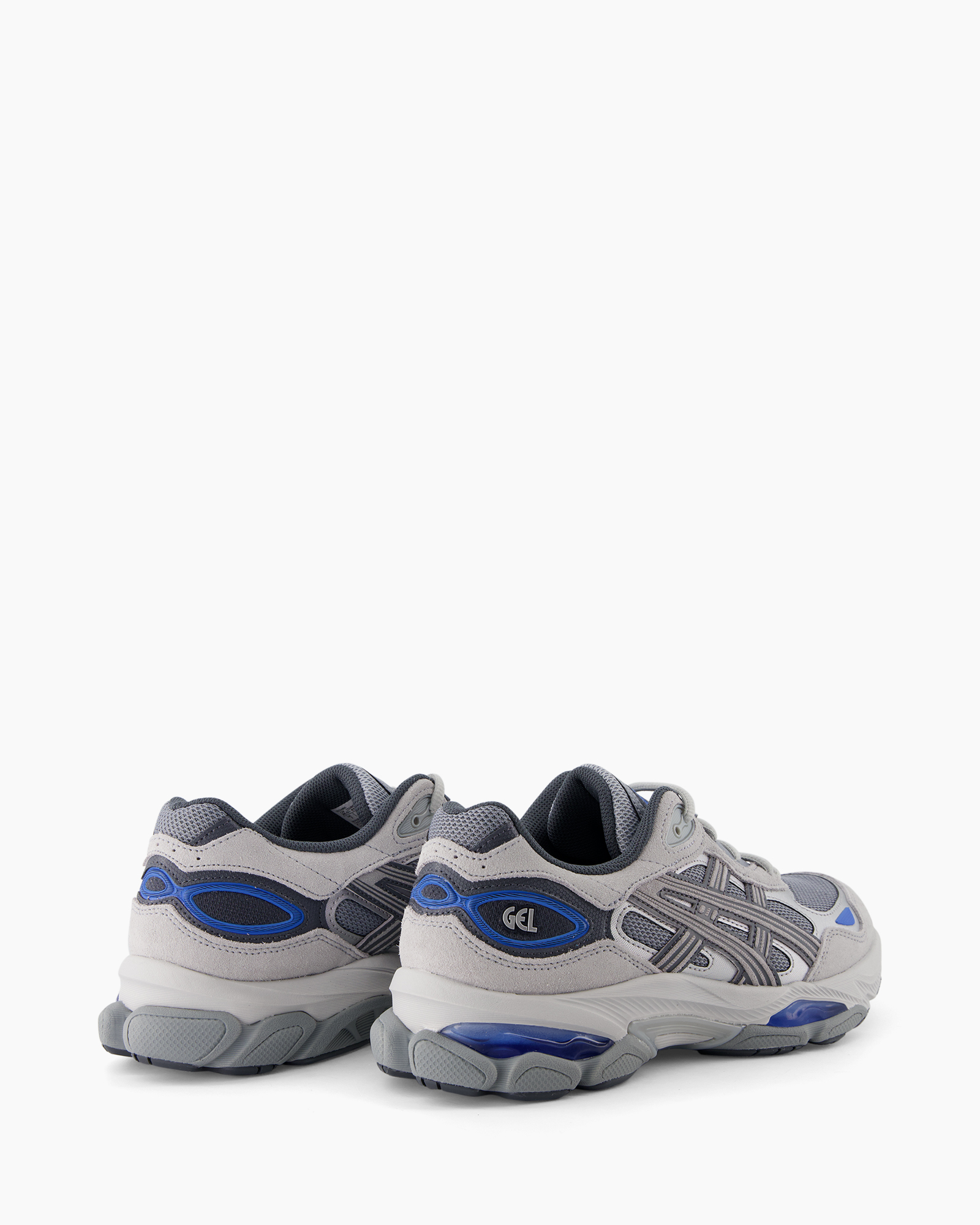 sneakers, mesh, gray,  blue accents, athletic shoes