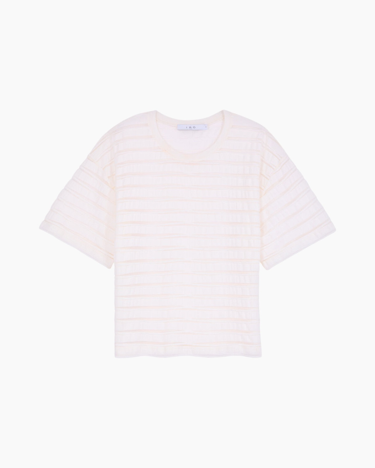 top, t shirt, white, striped, loose fit