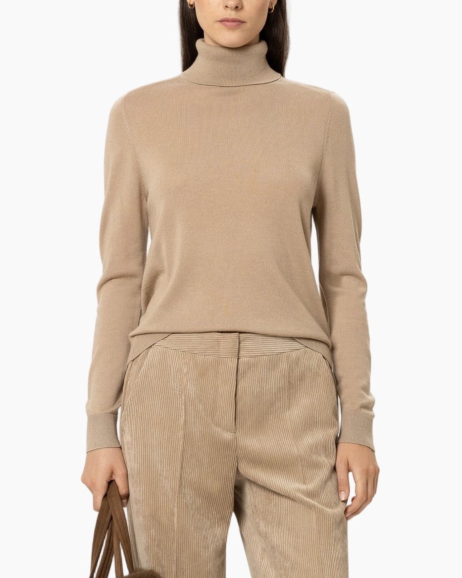 rolkraag, beige, breipatroon, corduroy, broeken