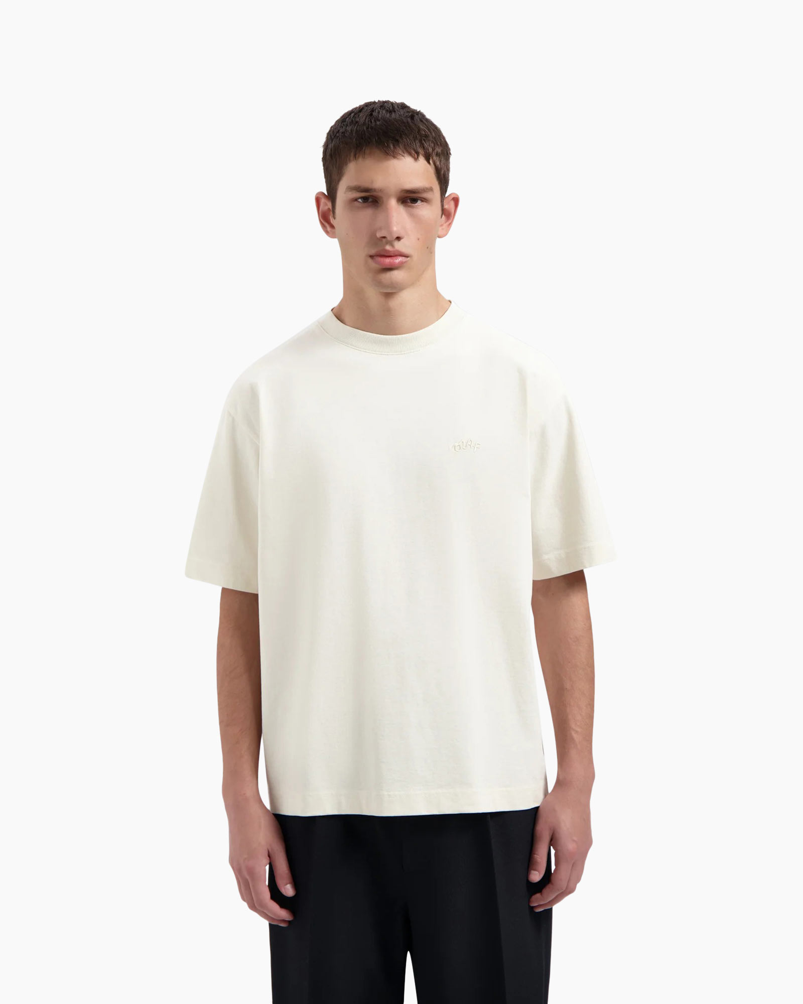 T-shirt Korte Mouw Signature Off White