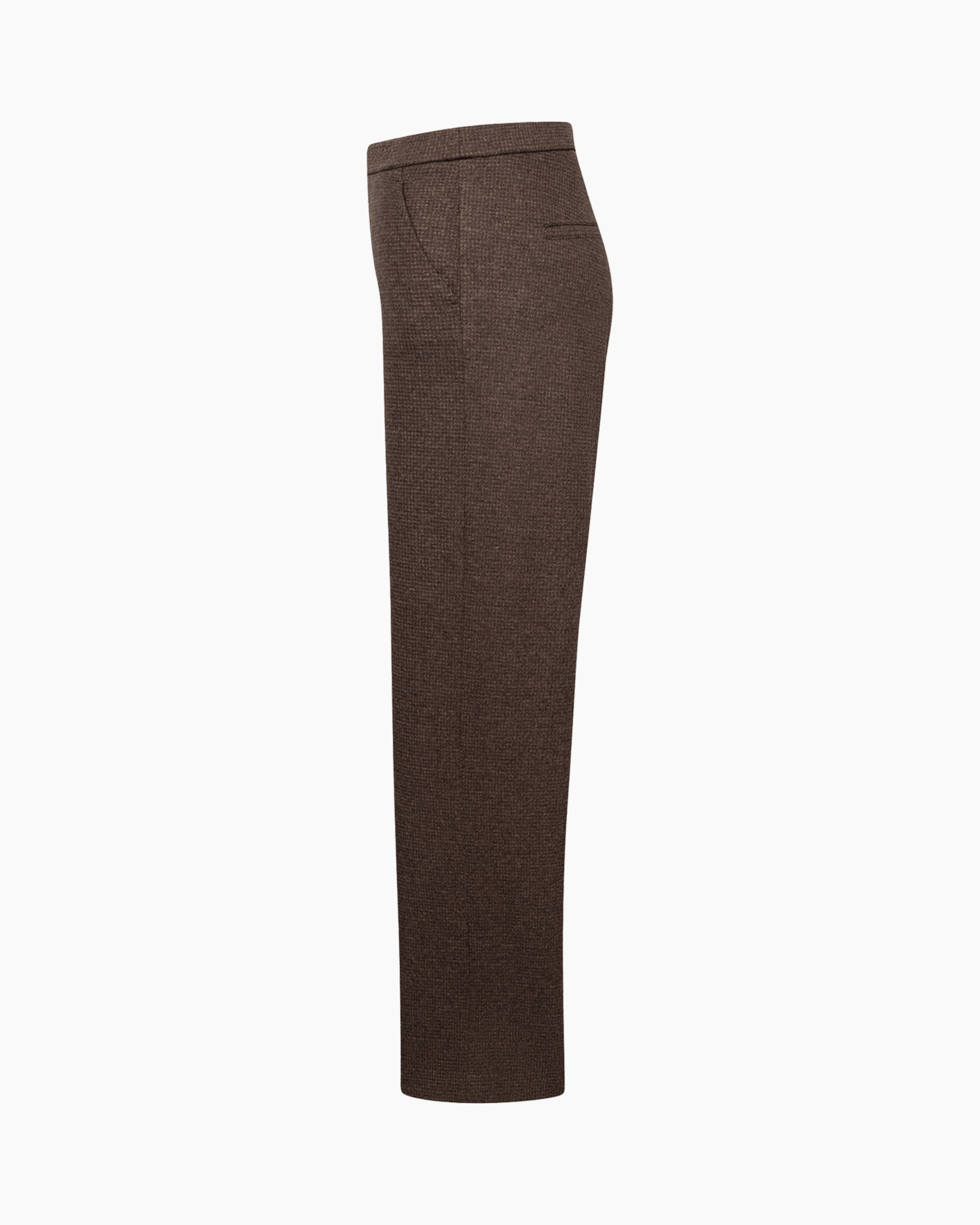 broeken, broek, bruin, textured, slim
