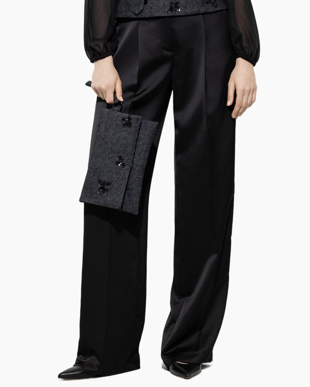 Broek 628828/3777-0 Zwart dessin