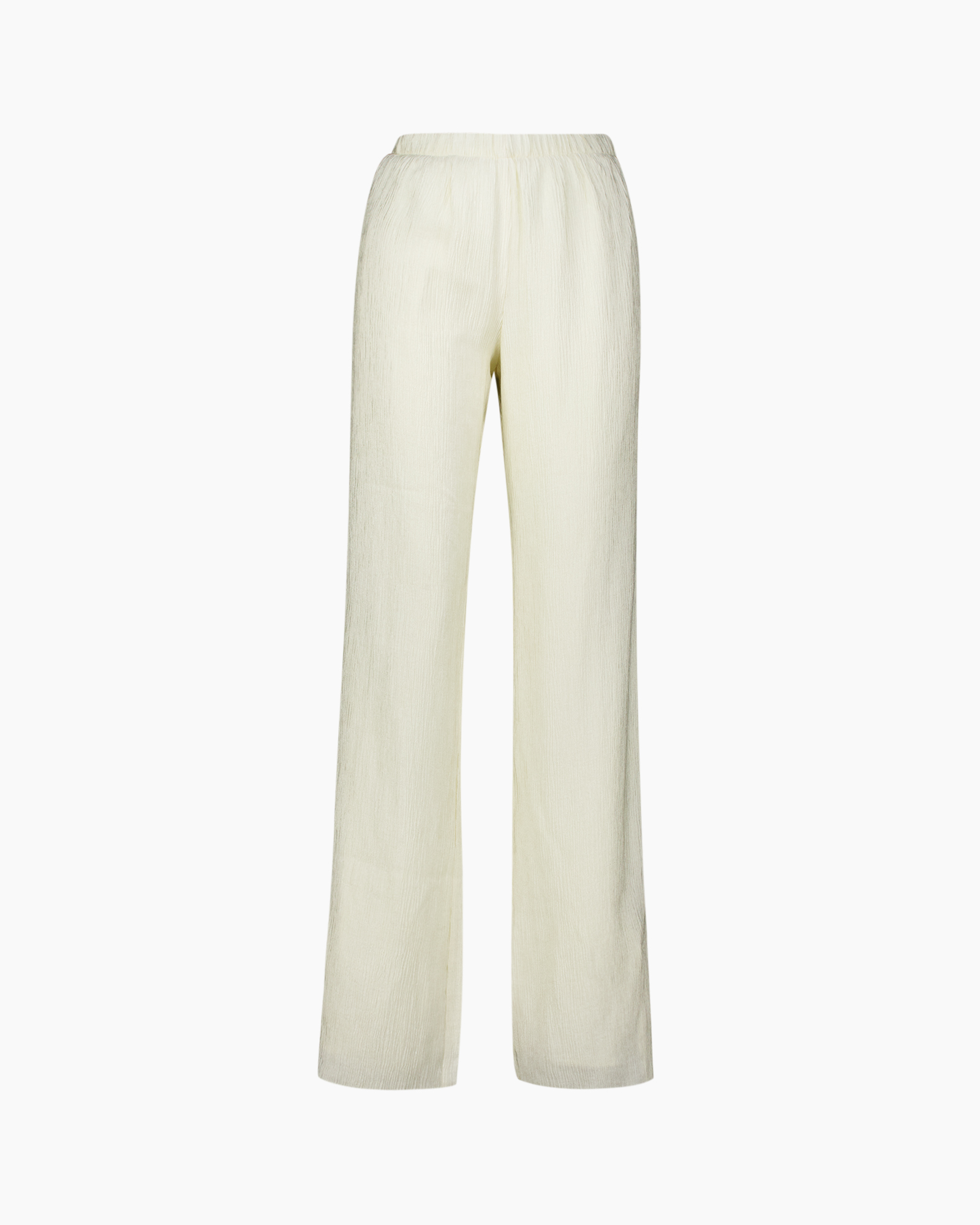 pants, wide-leg, cream, linen, elastic-waist