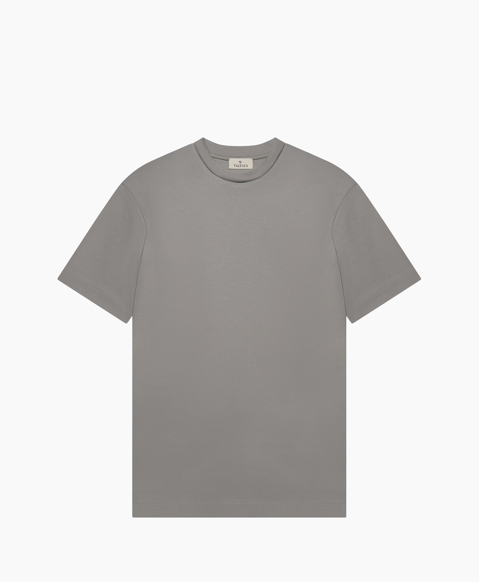 T-shirt Interlock Supima Grijs