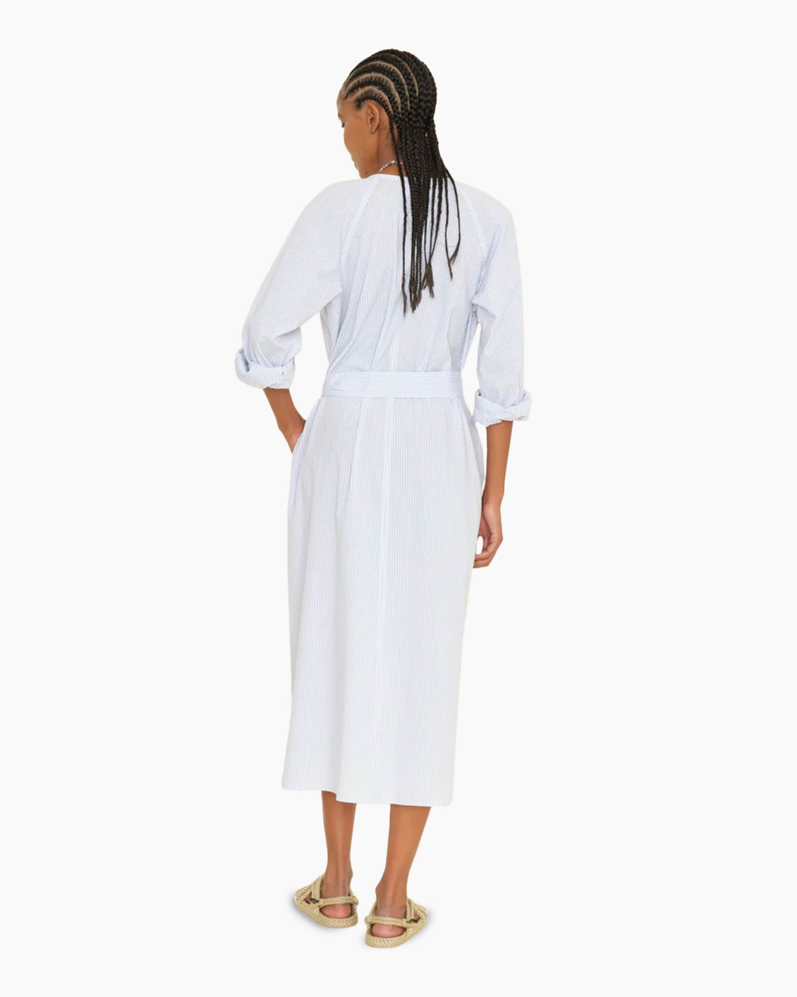 Midi Jurk Sylvie Licht Blauw