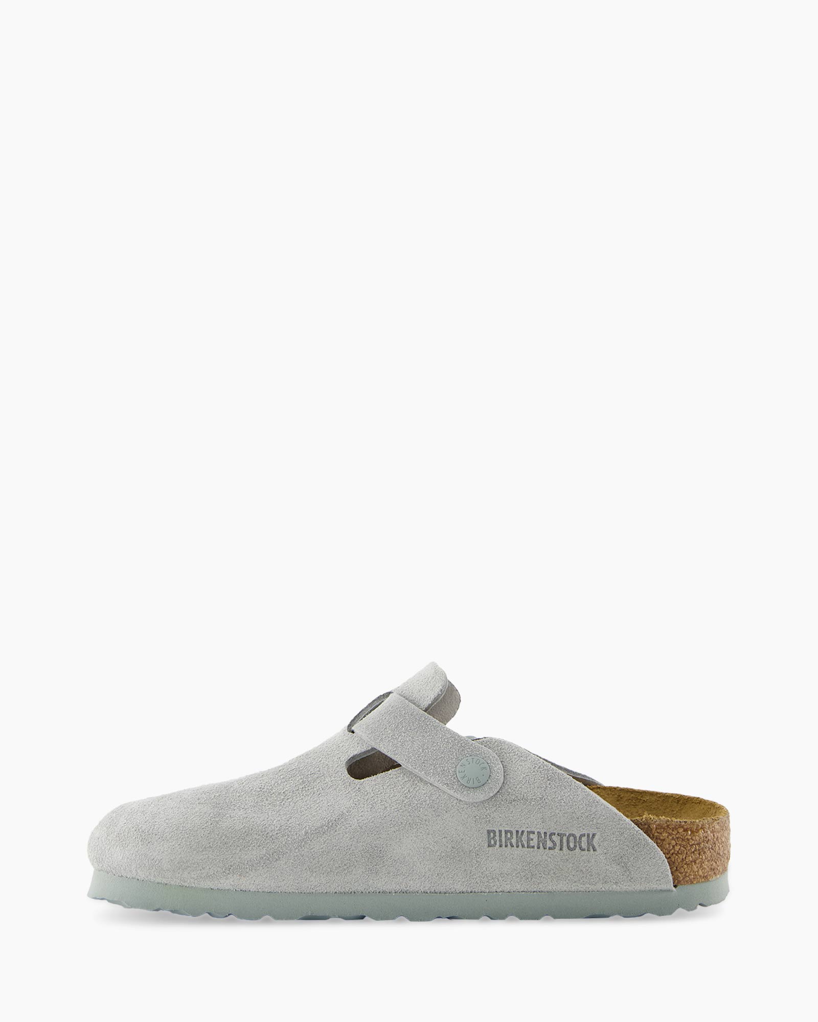 Sandaal Zonder Hak Boston Suede Leather licht groen