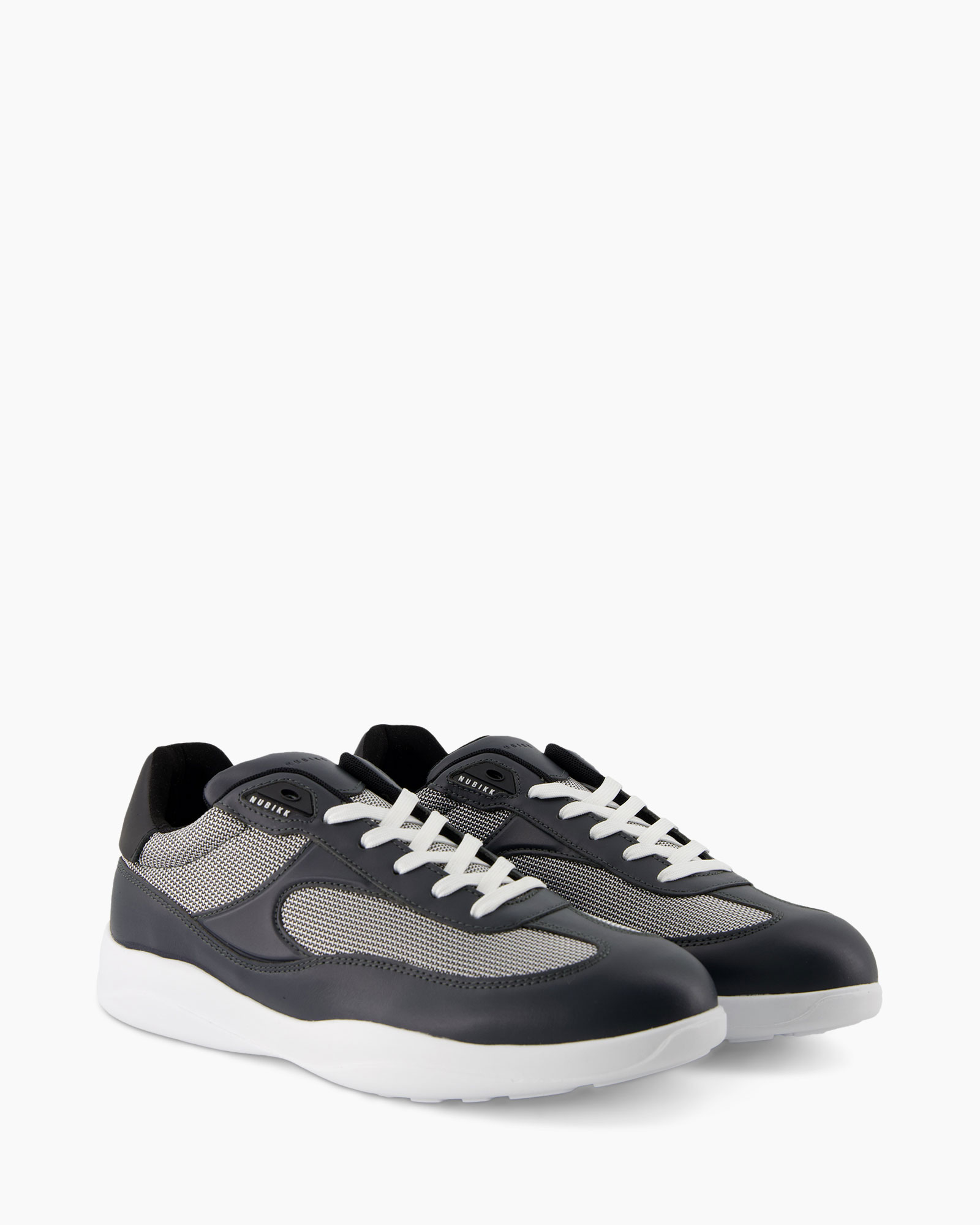 sneakers, sneaker, mesh, grijs, witte zool