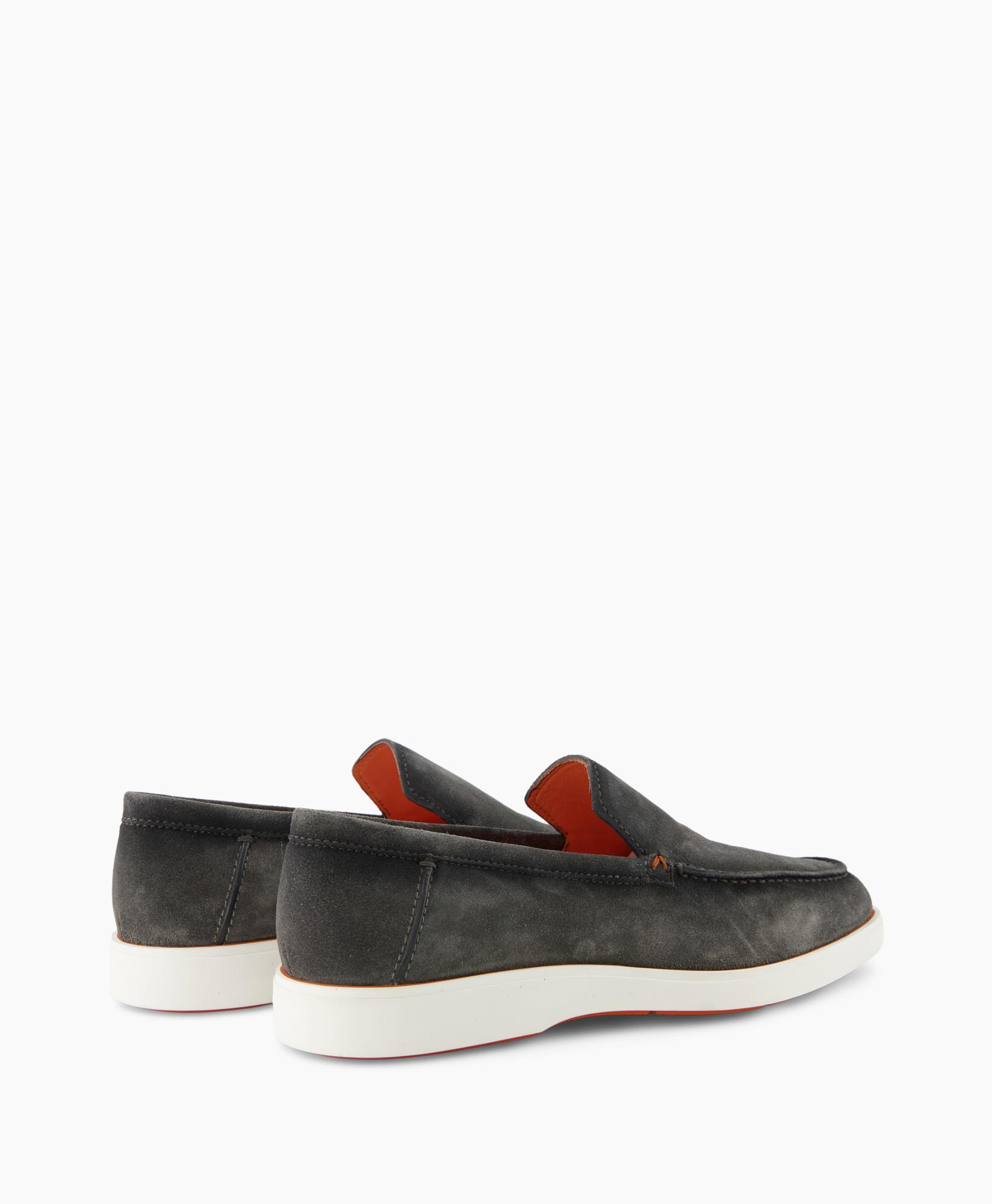 Santoni Loafer Drain Grijs