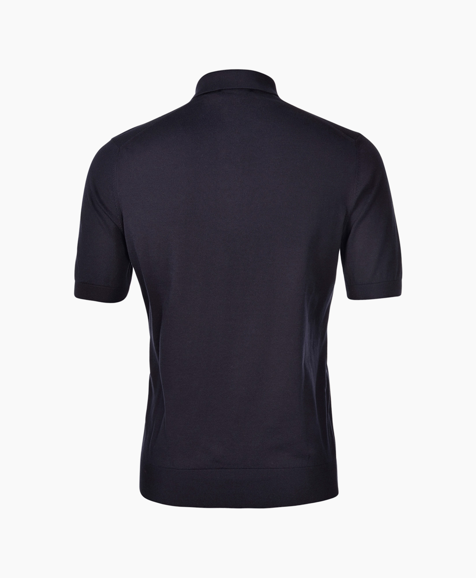 Polo Polo Knitted 'suvin' Katoen Donker Blauw
