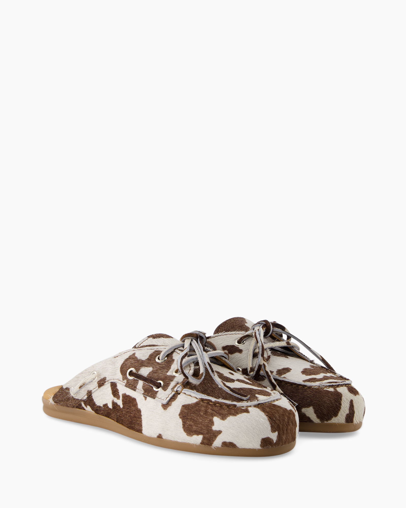 instap, cowhide, kalfshuid, mocassin, veelkleurig