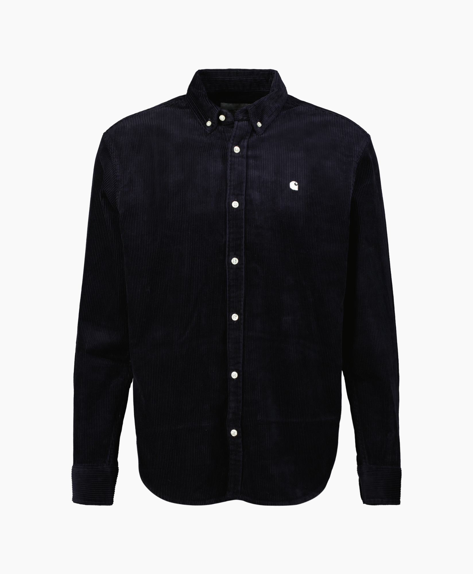 Carhartt Wip T-shirt Shirt L/s Madison Cord Donker Blauw
