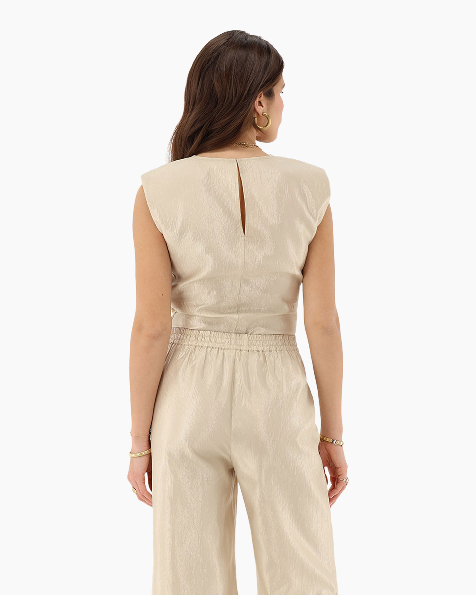 Top Shiny Top Beige