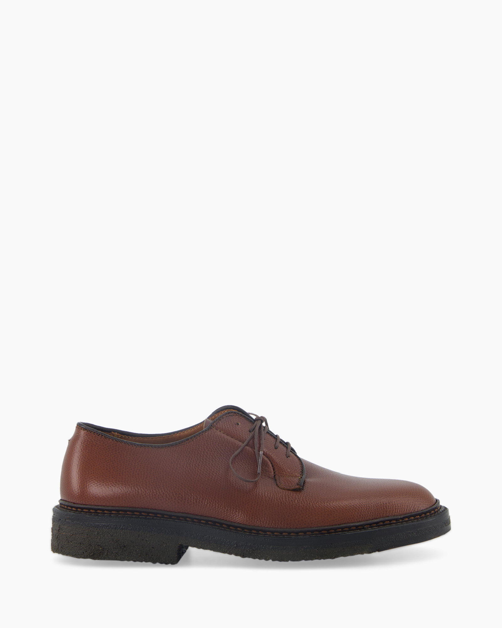 Plain Toe Blucher Donker Bruin