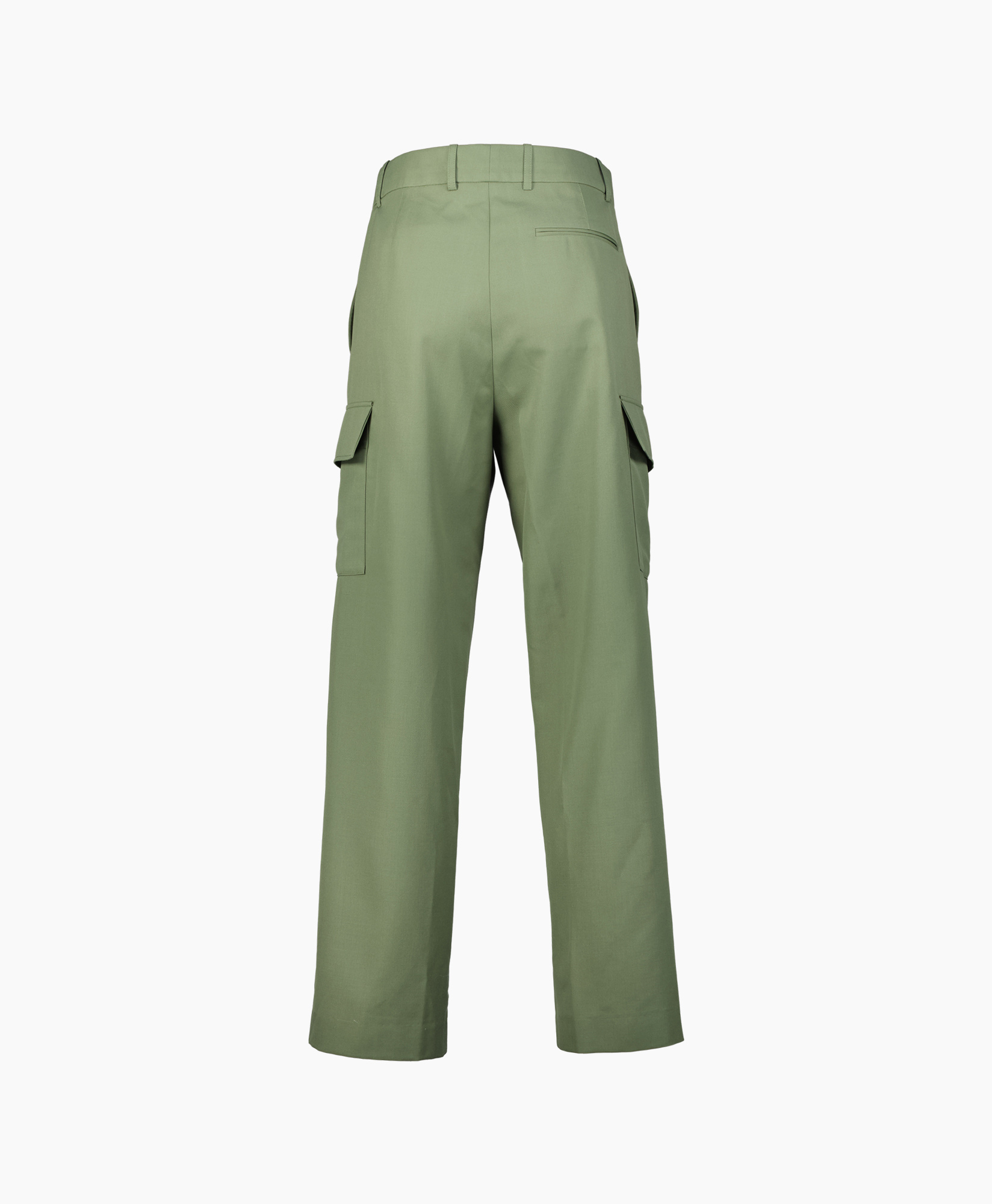 Le Pantalon Cargo Laine Groen