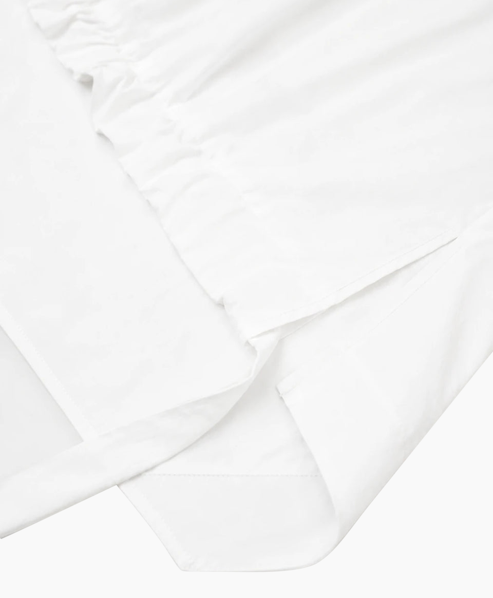 shirt, blouse, wit, langemouw, kraag
