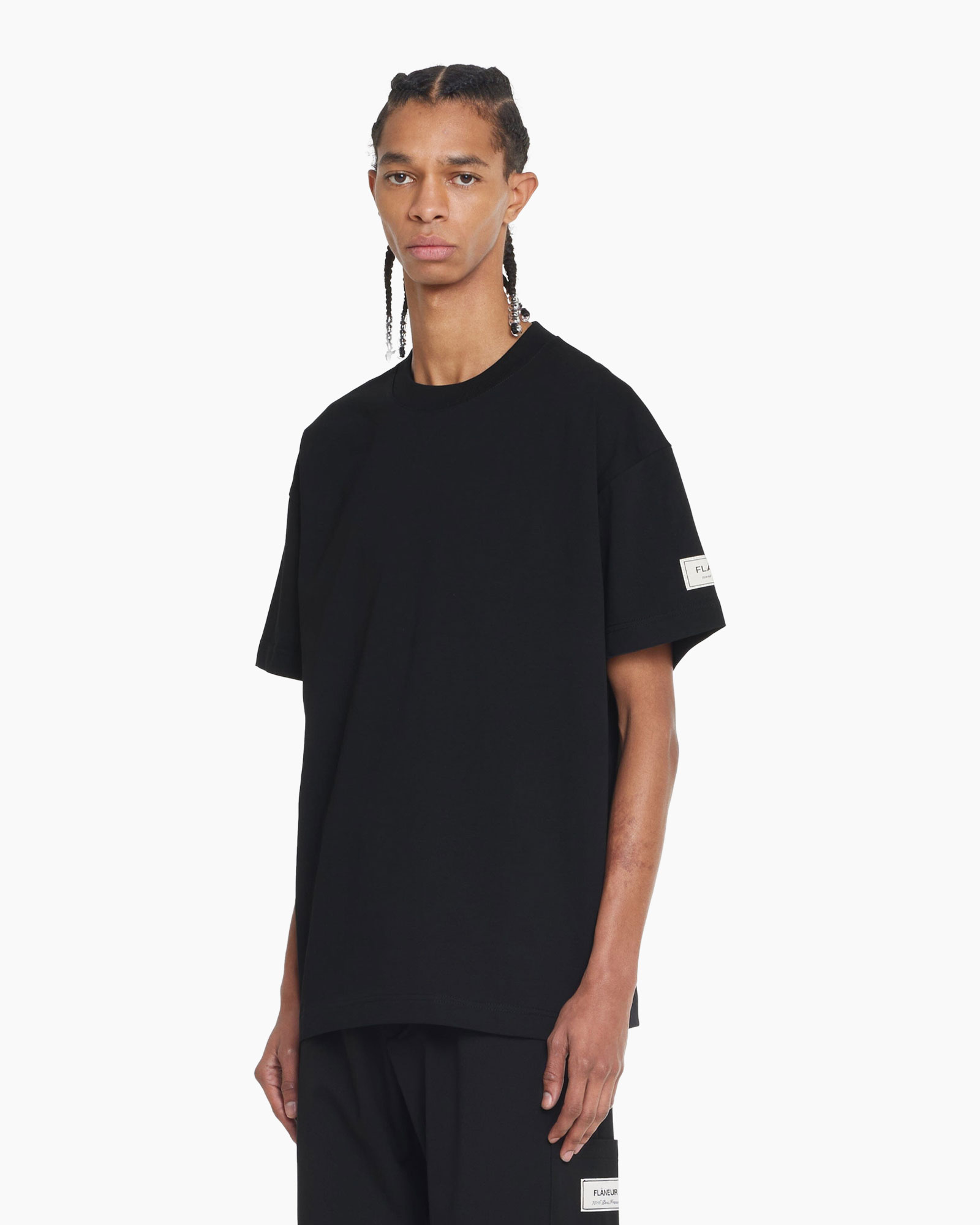 T-shirt Korte Mouw Atelier Zwart