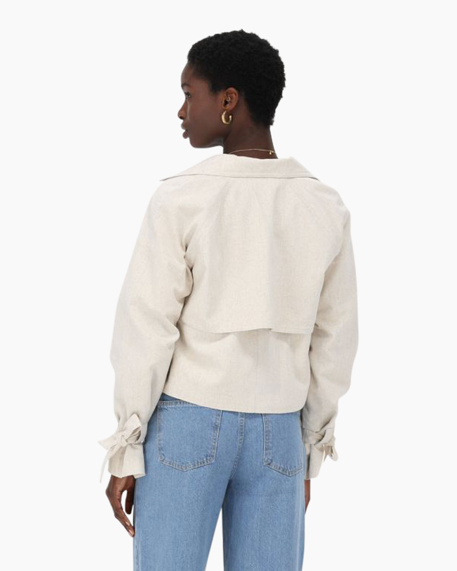 Jack Jacket Linenlook Beige