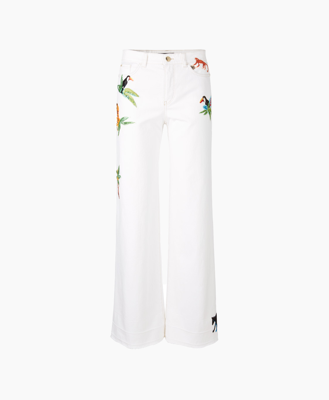 Marc Cain Pants Jeans Up 82.17 D07 Off White