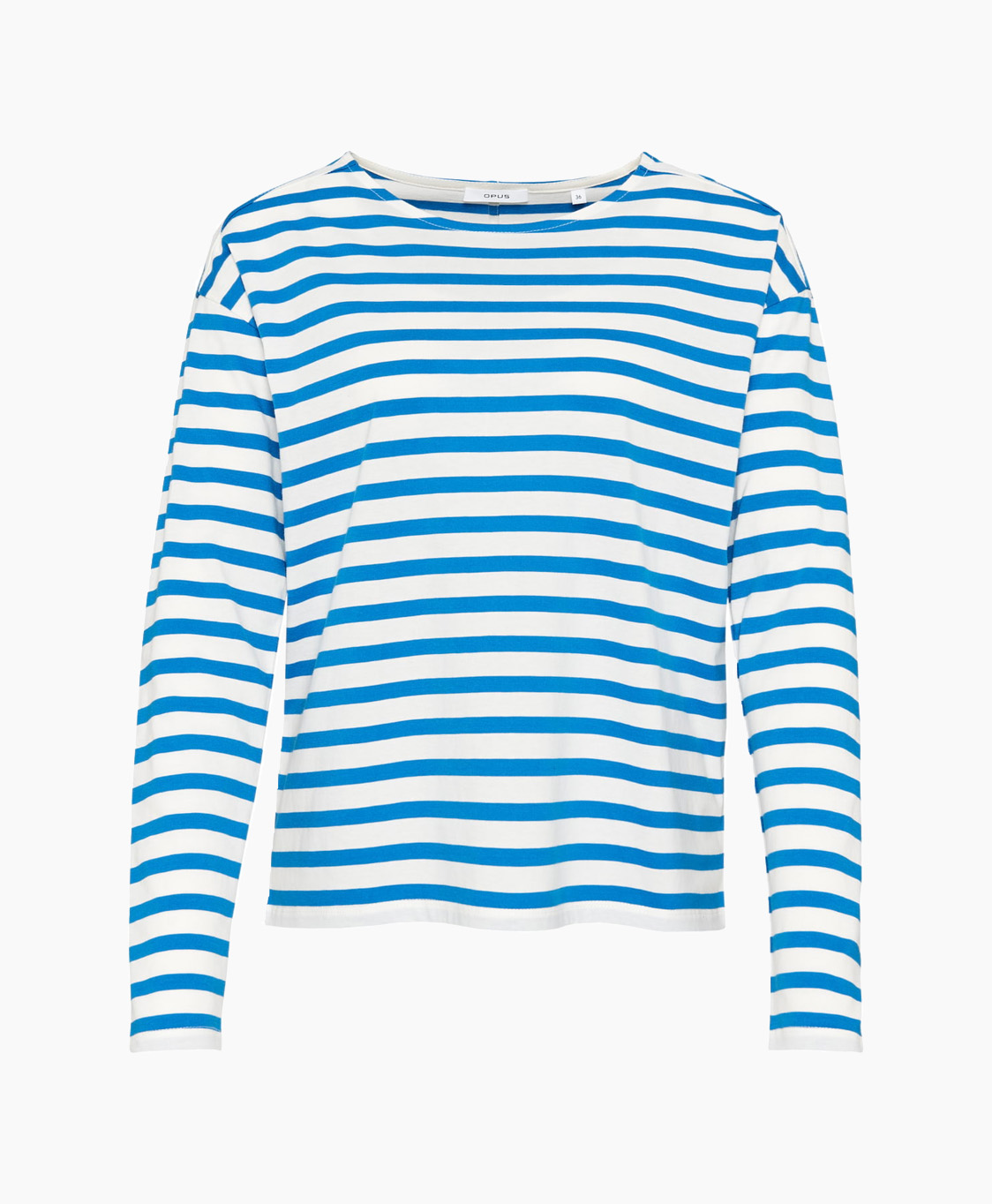 Opus T-shirt Santio Blauw