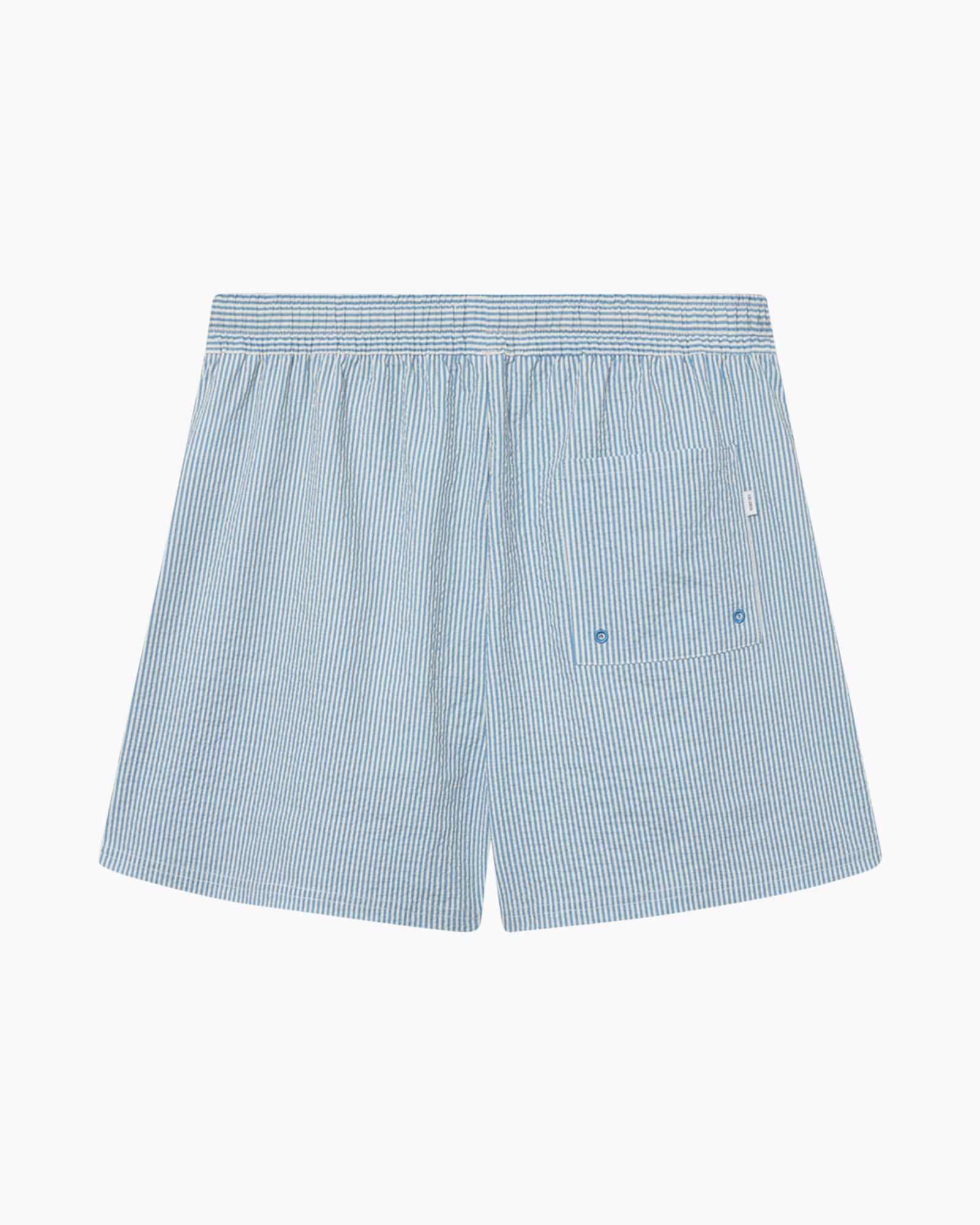 Korte Broek Stan Stripe Seersucker Blauw