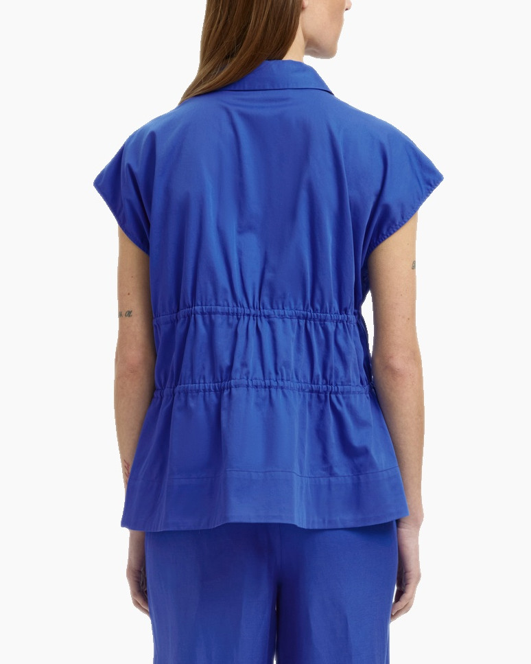 Top Ally Sl Tie Top B Blauw