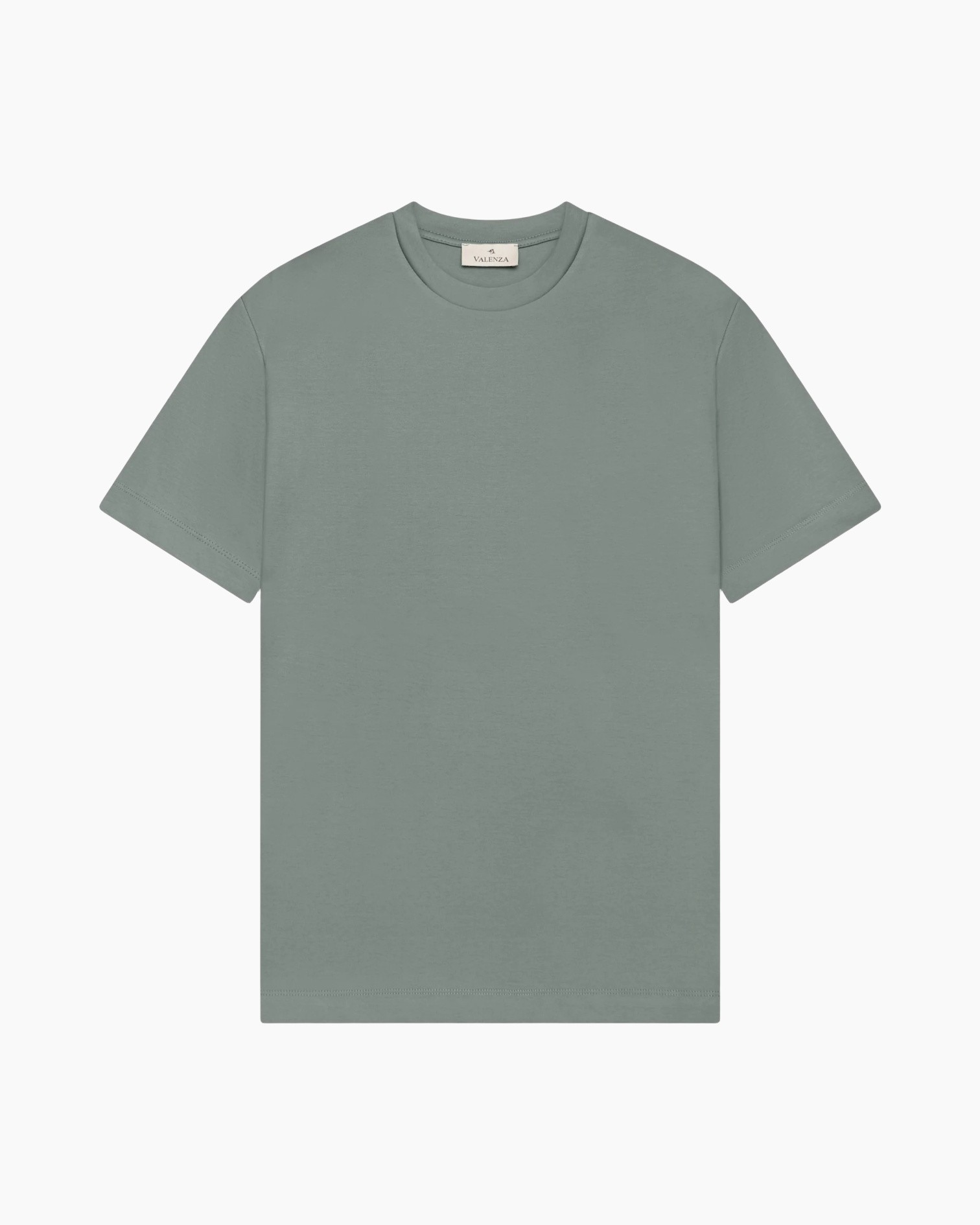 T-shirt, korte mouwen, ronden hals, effen, katoen