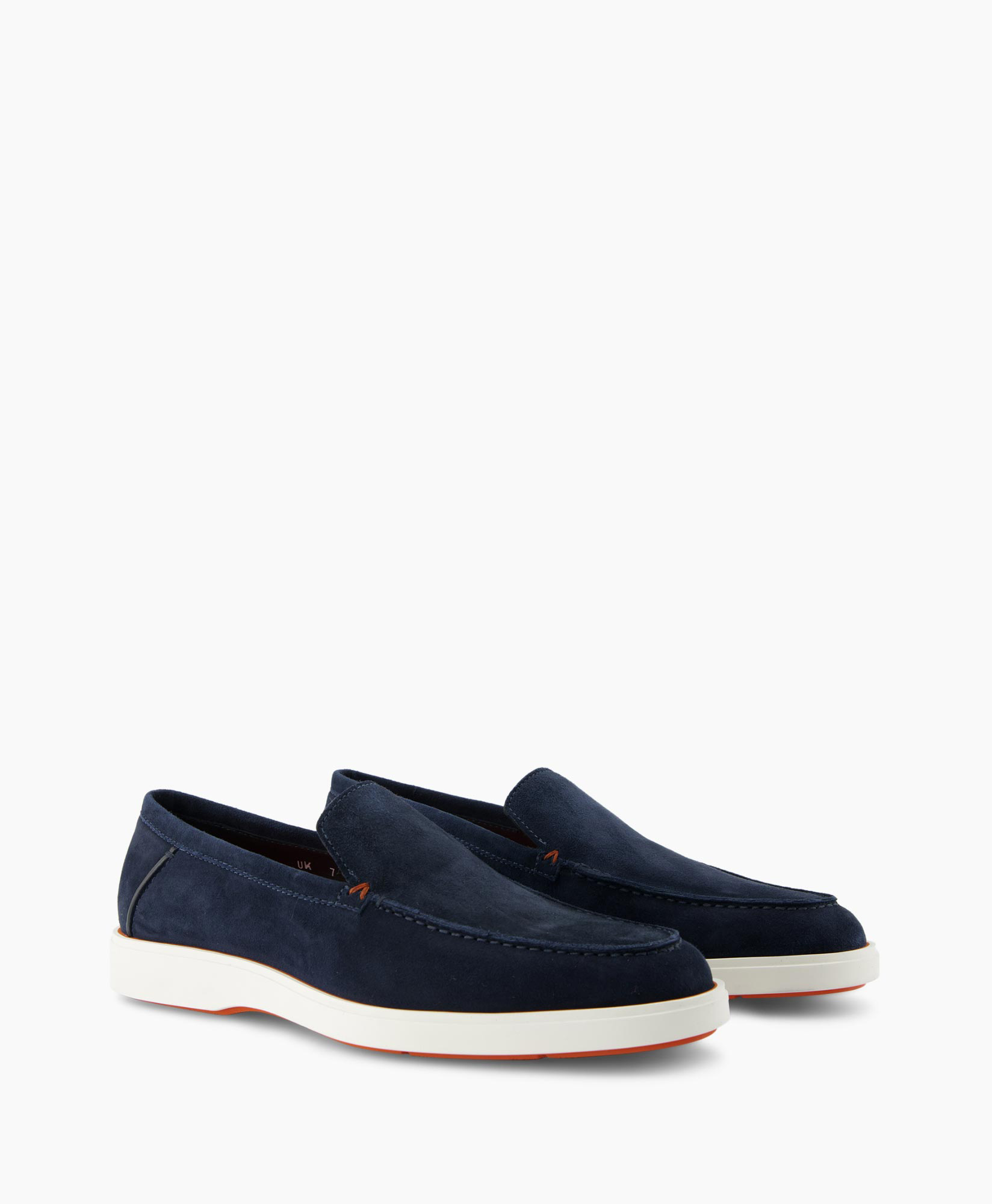 Santoni Loafer Drain Barsykse Donker Blauw