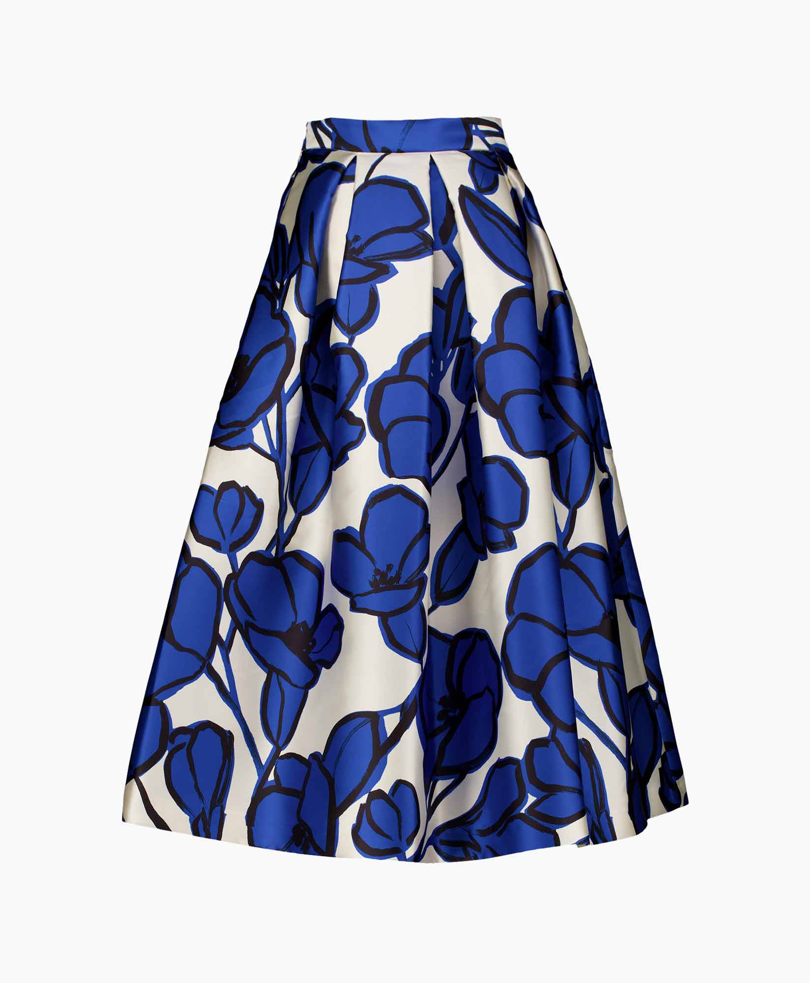 Maxi Rok K Paint Blauw
