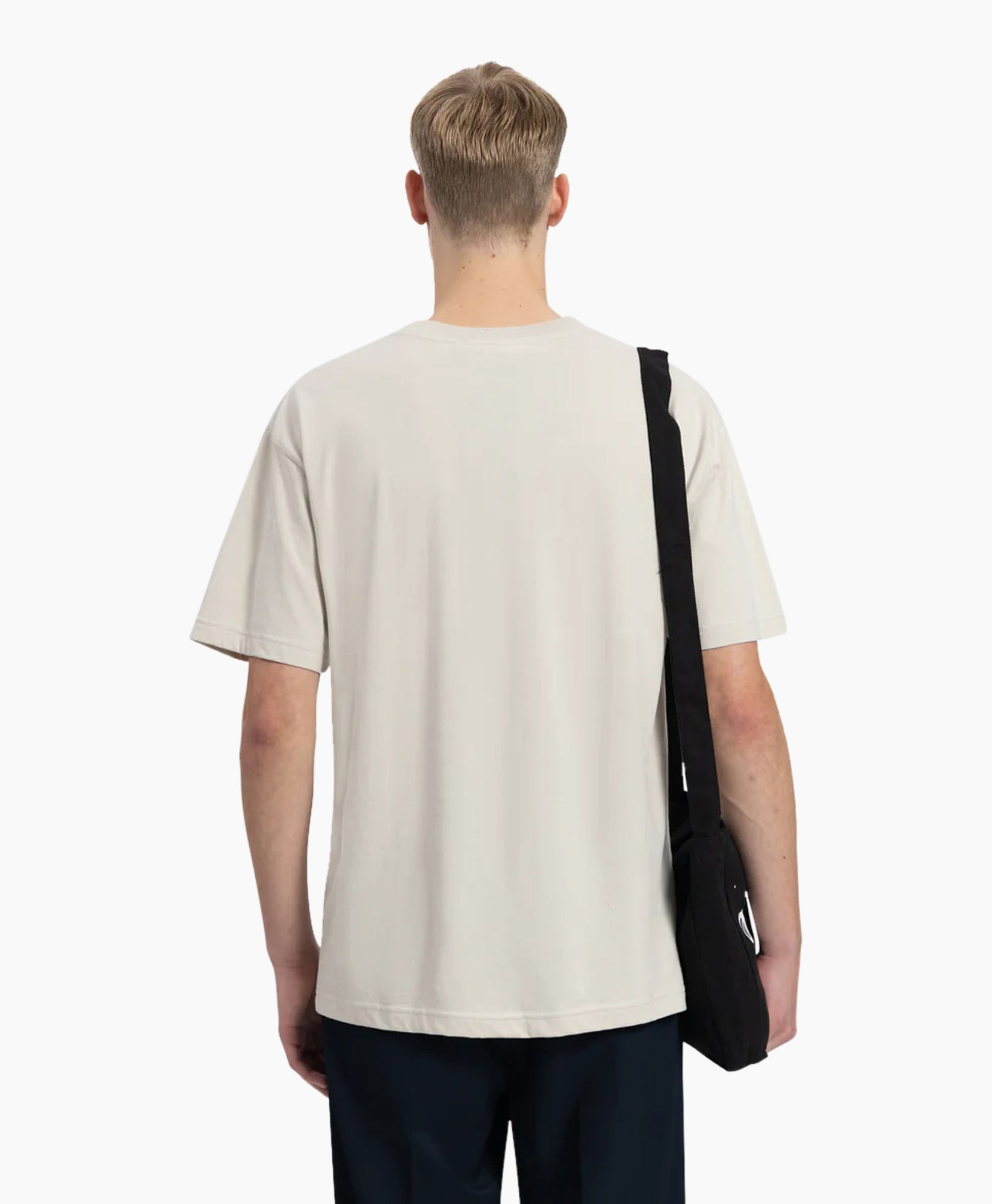 T-shirt Korte Mouw Block Beige