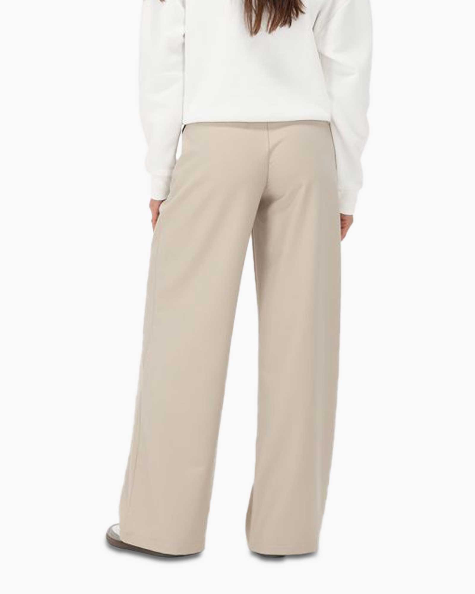 Broek Trousers Wide Leg Beige