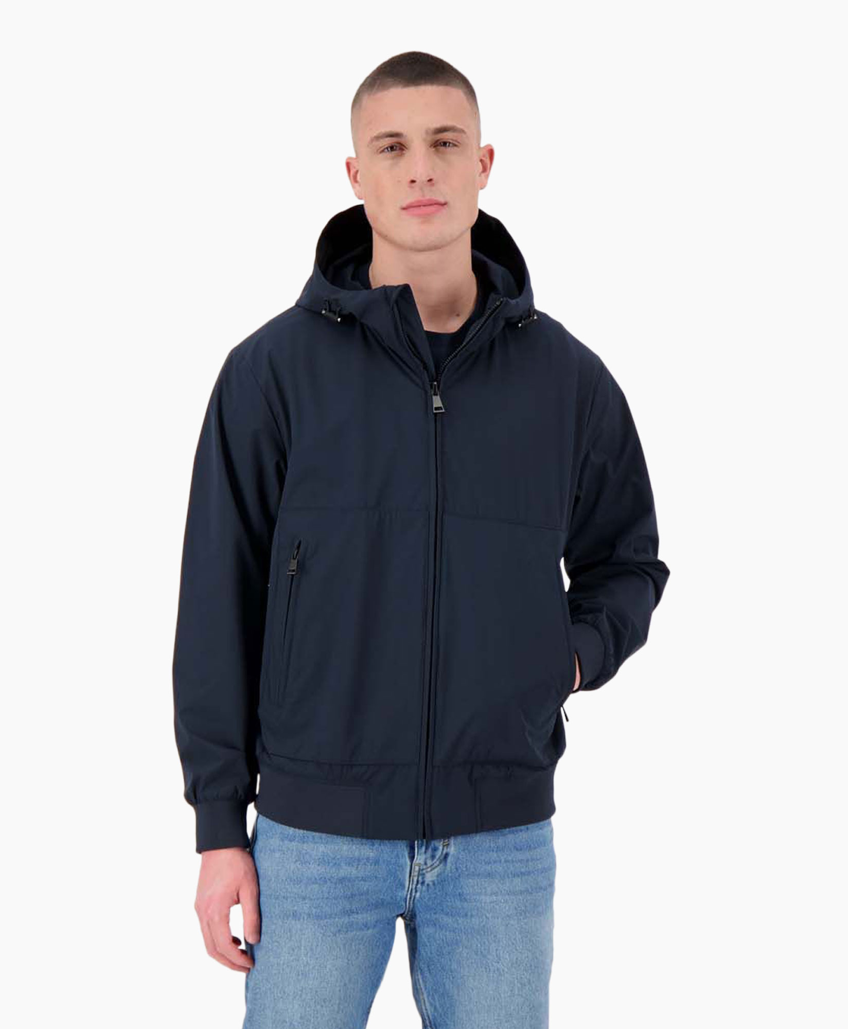 Jack Hooded Four-way Stretch Donker Blauw Jack Hooded Four-way Stretch Donker Blauw