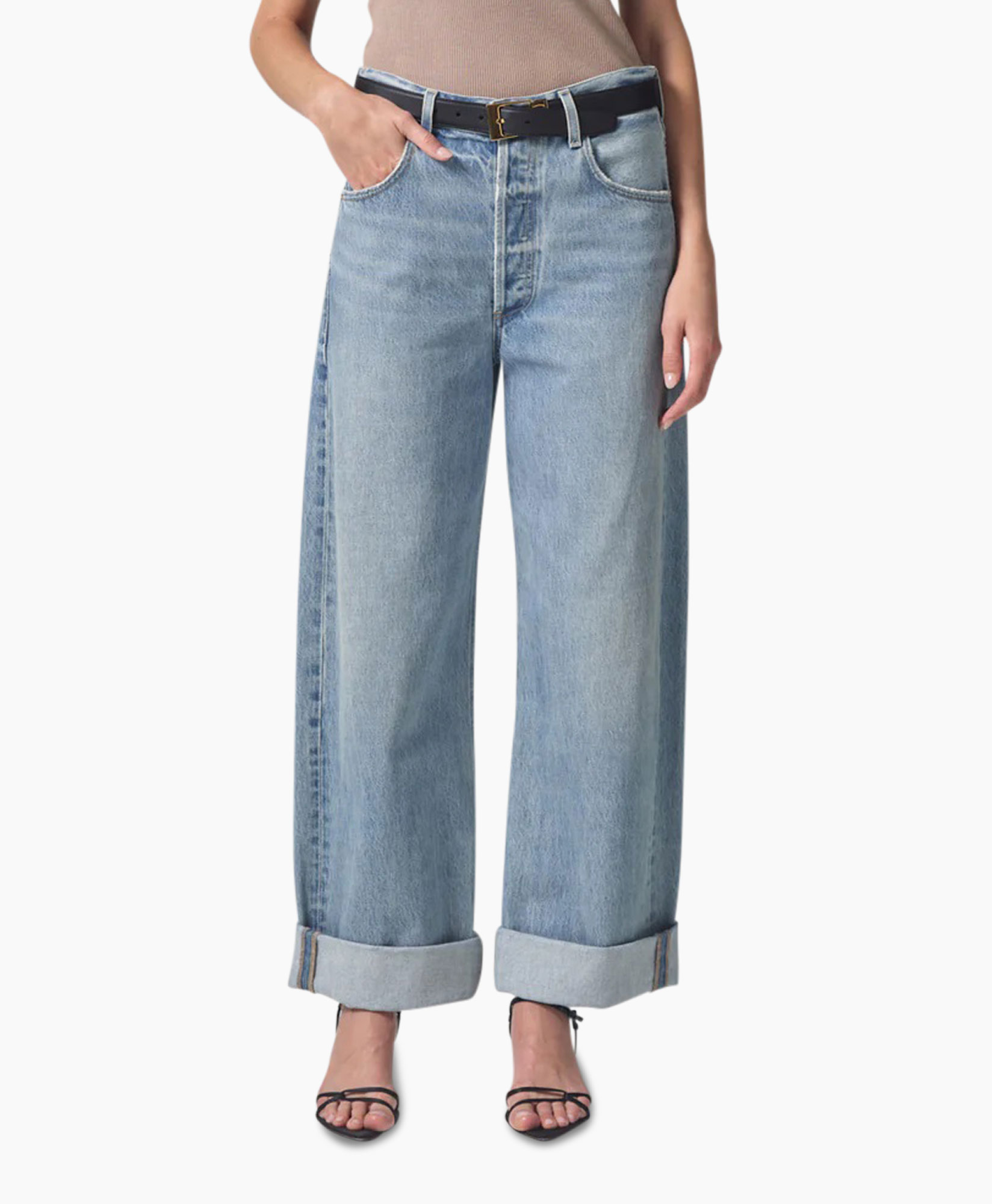 Jeans Ayla Baggy Blauw
