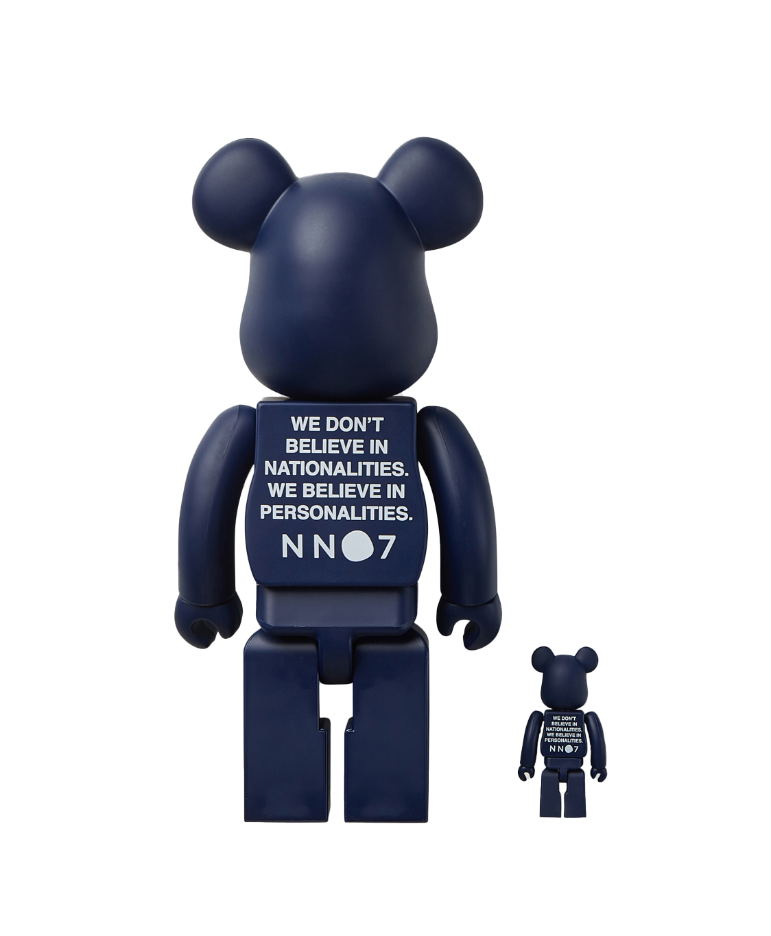 Nn07 Diversen Nn07 X Bearbrick  Donker Blauw