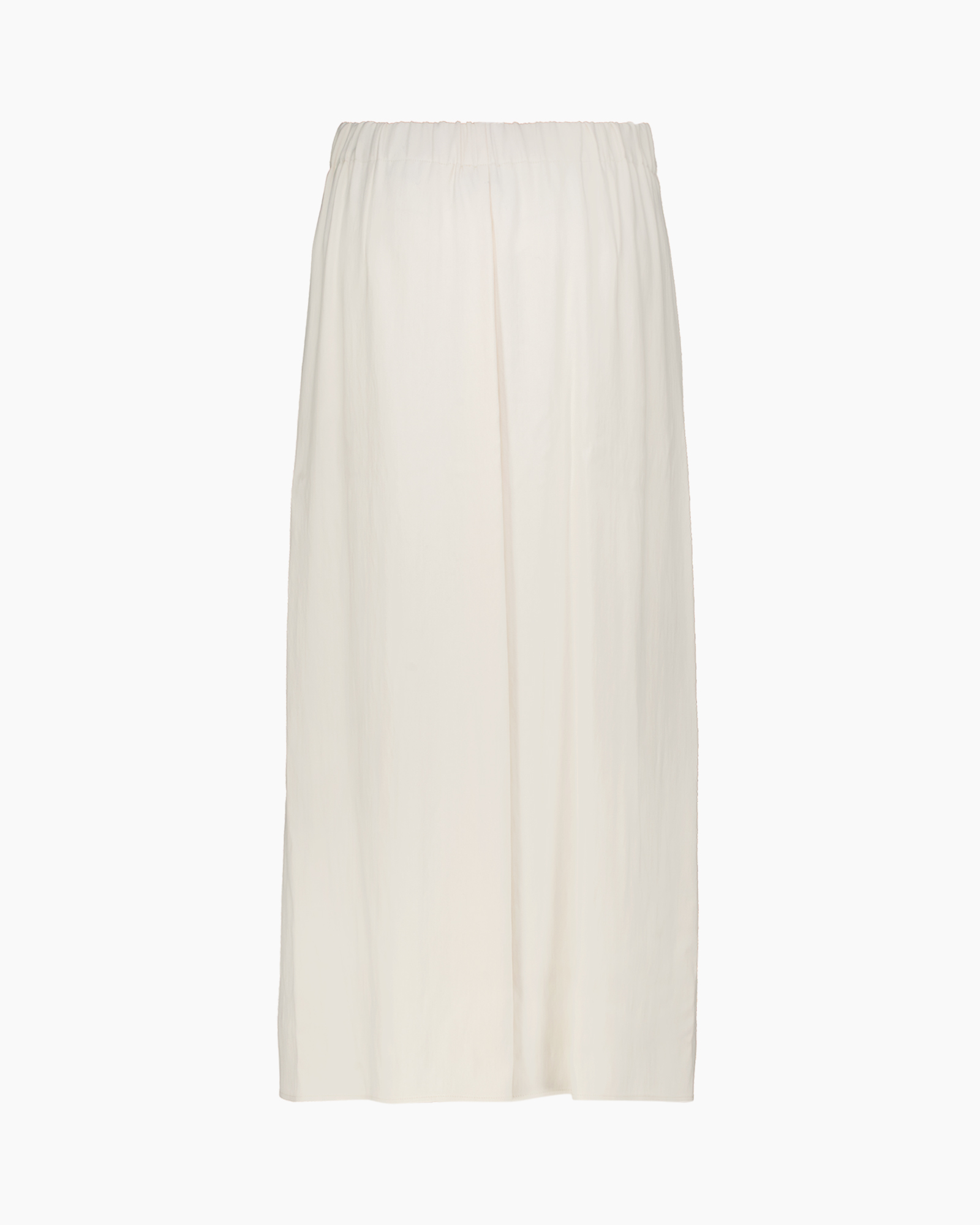 Rok Fluid Slubbed Canvas Midi Ecru