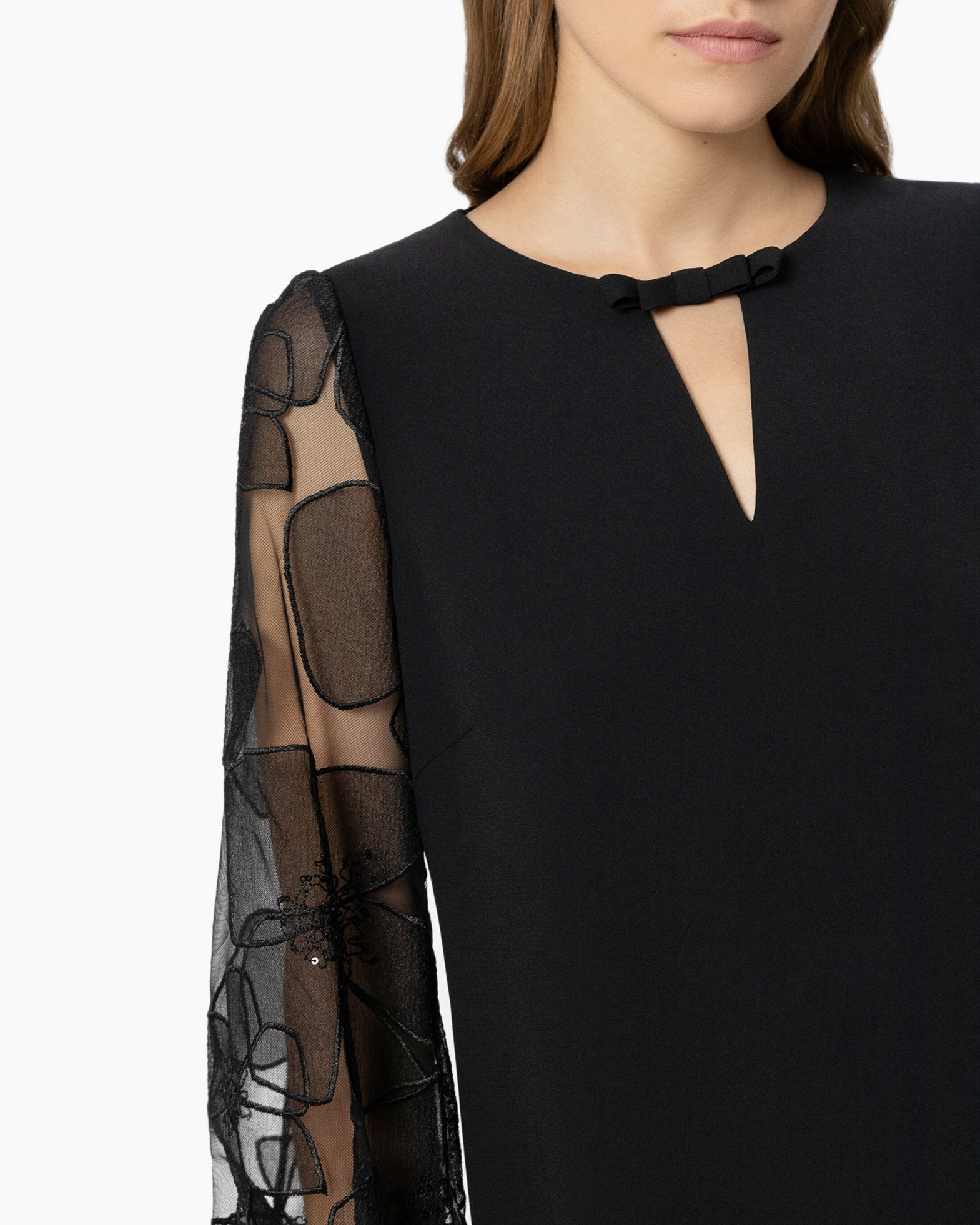 Jurk 738623/1694-0 Zwart dessin