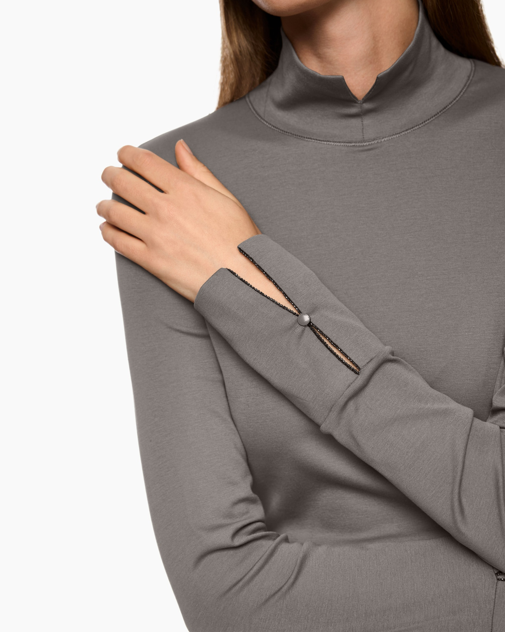 T-shirt Zc 48.05 J14 midden grijs