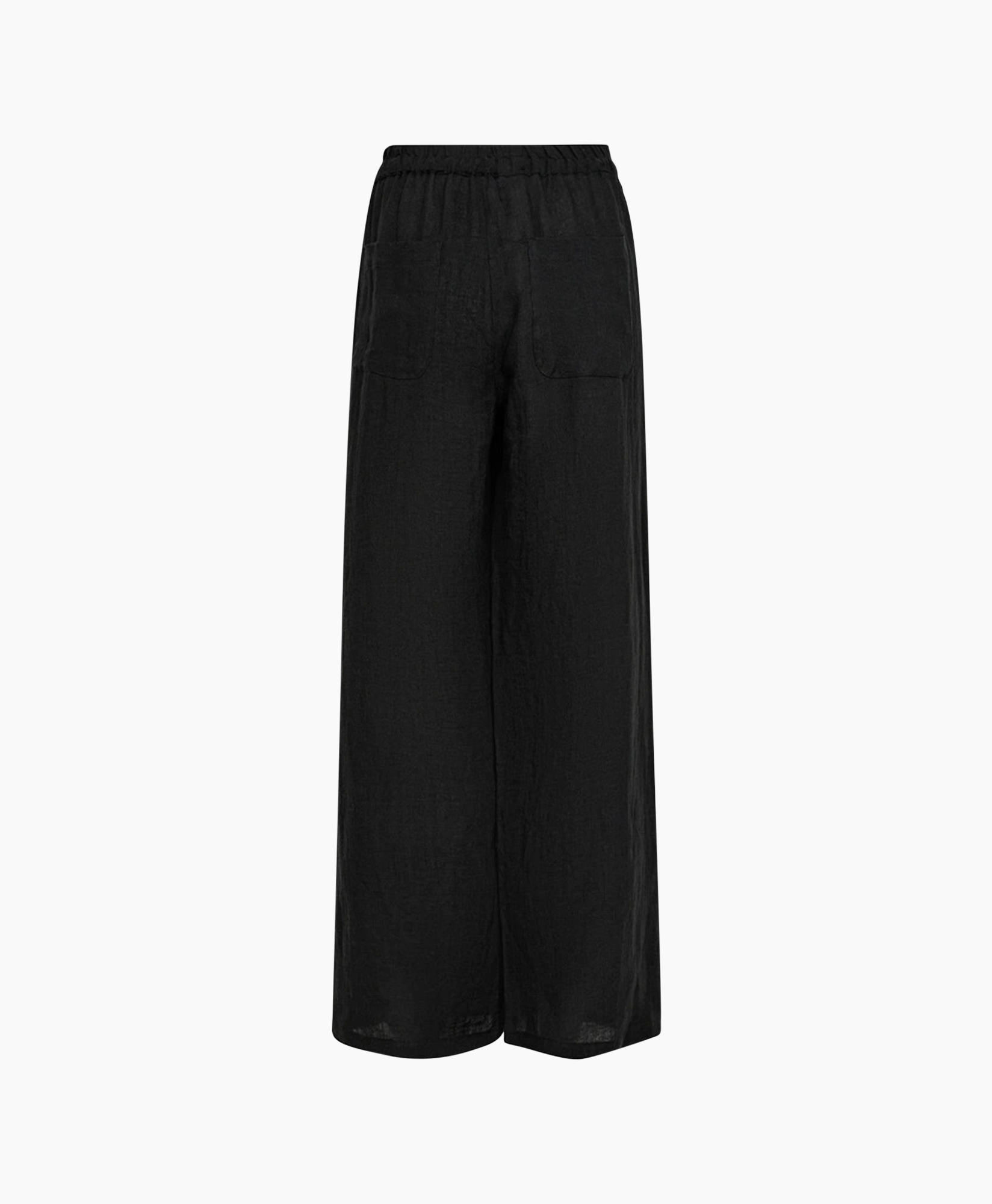 Pantalon Loise Linen Long Zwart