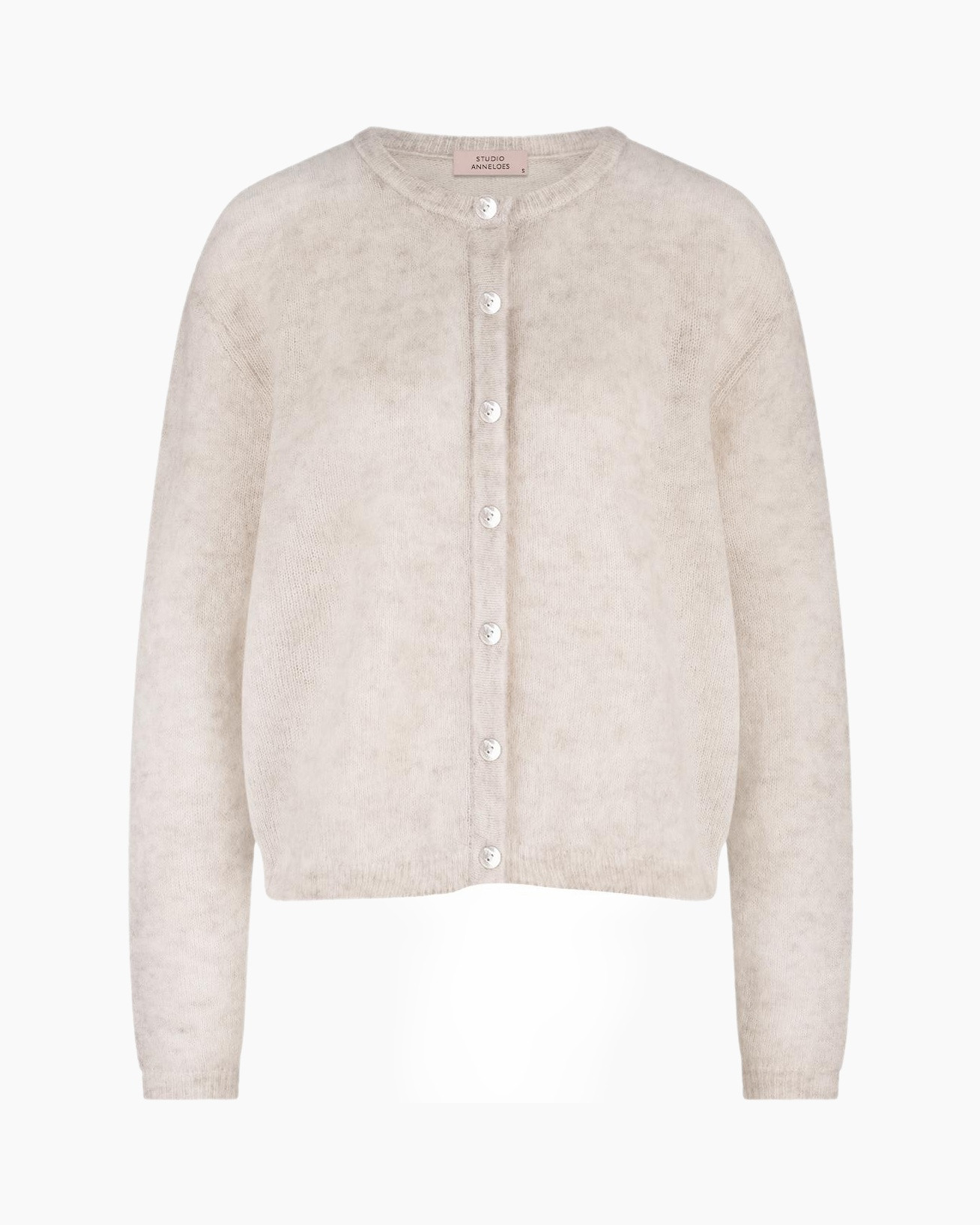 Vest Bibi Mohair Cardigan Off White