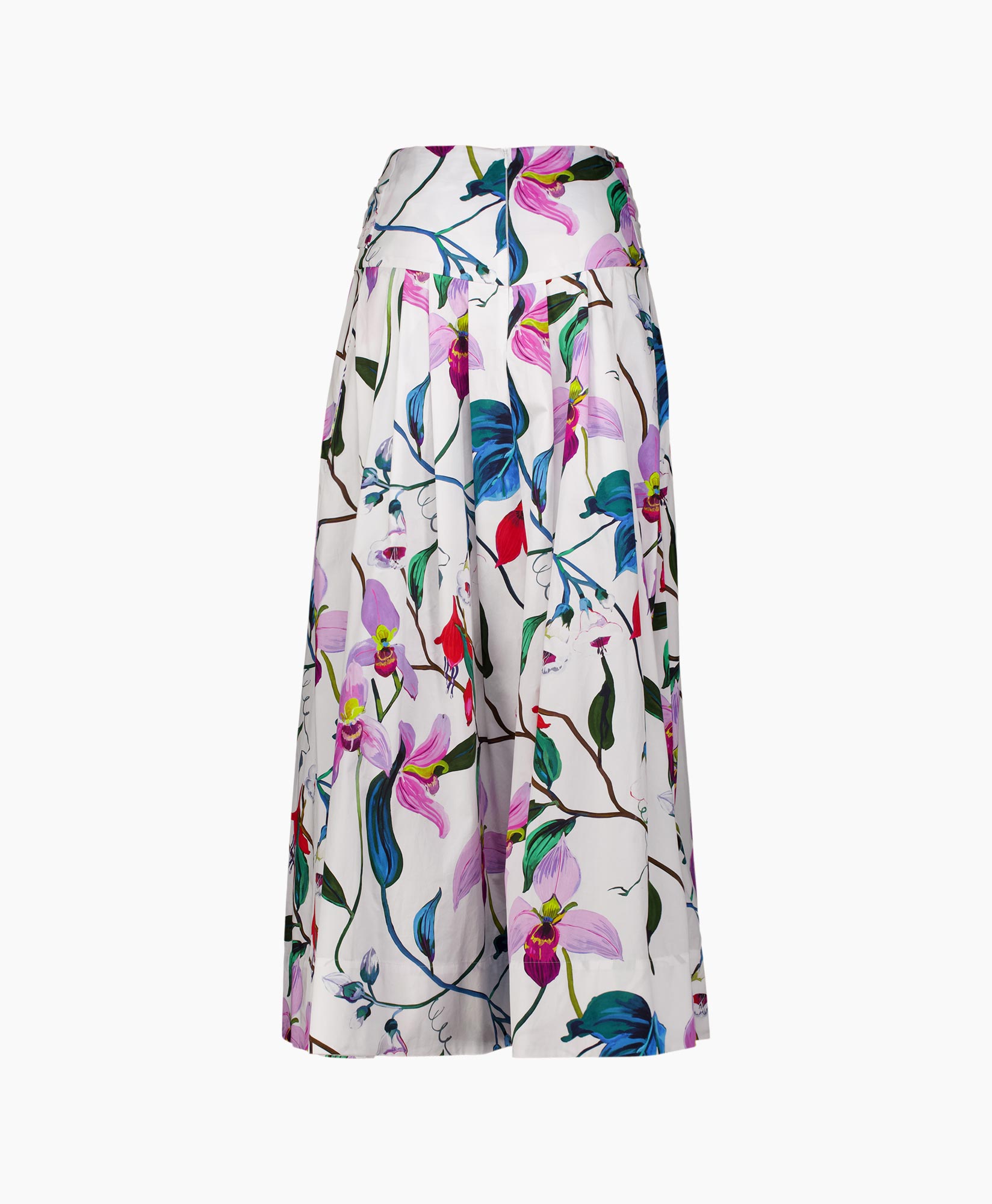 Midi Rok Carrie-j3ap09 Wit