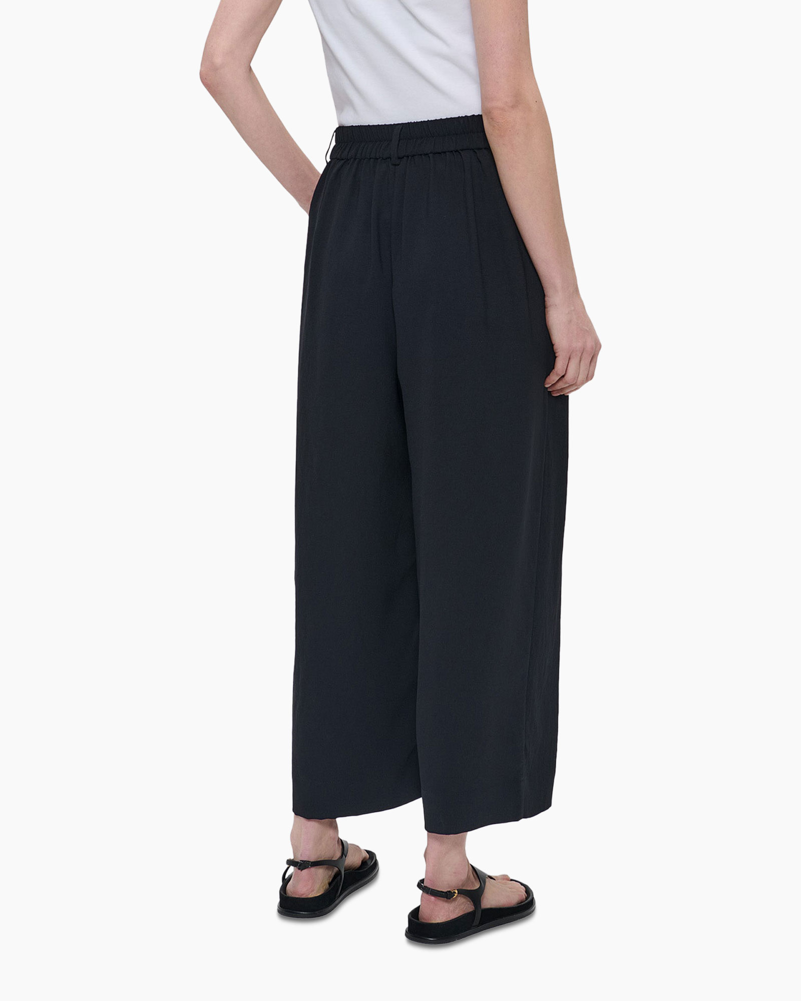 Pantalon Fluid Crepe Joan Zwart