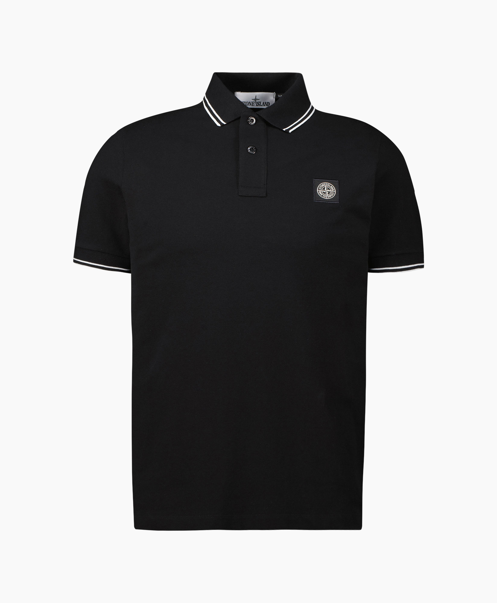 Stone Island Polo 2sc18 Zwart