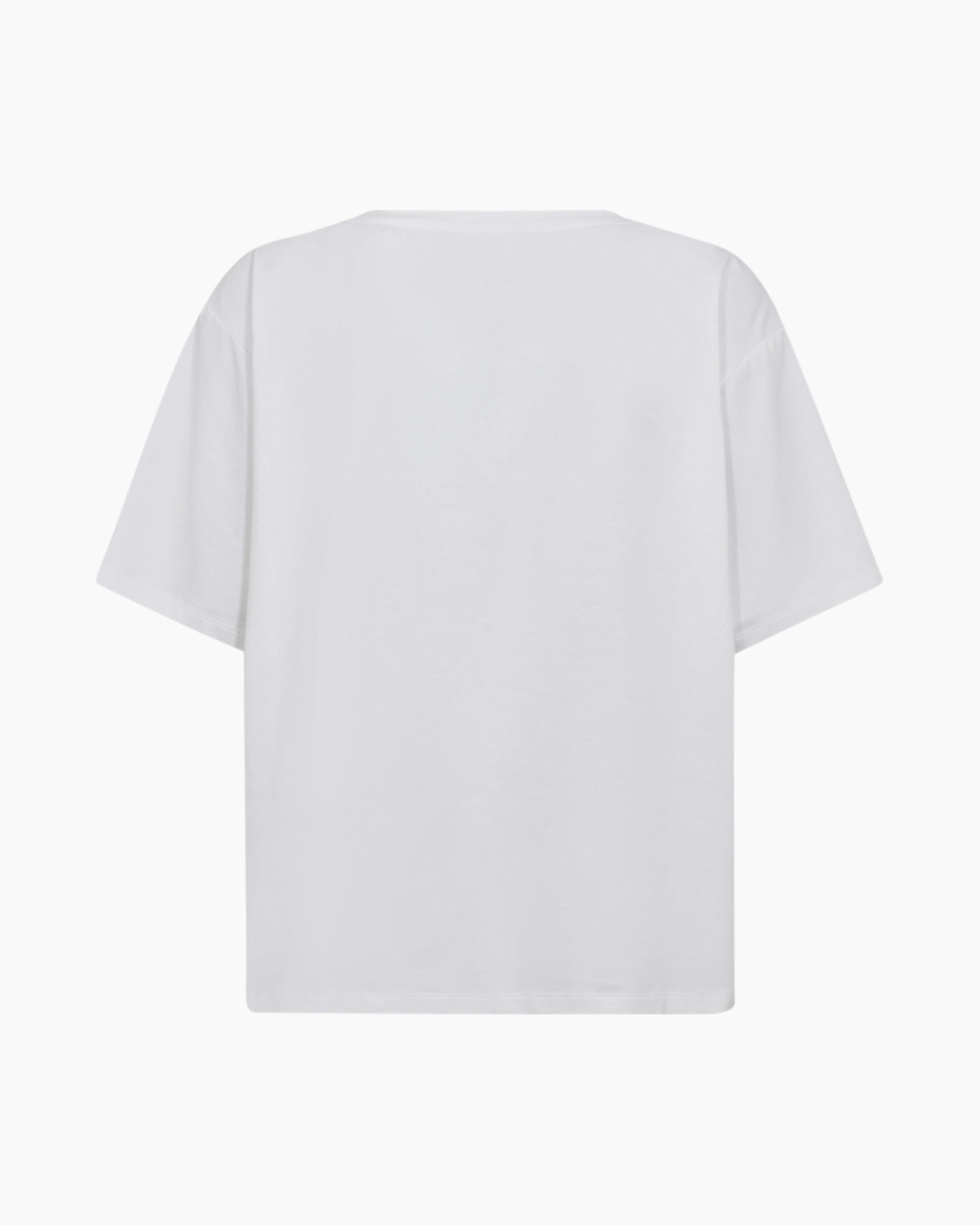 T-shirt Korte Mouw Siara Bow Oversize Wit