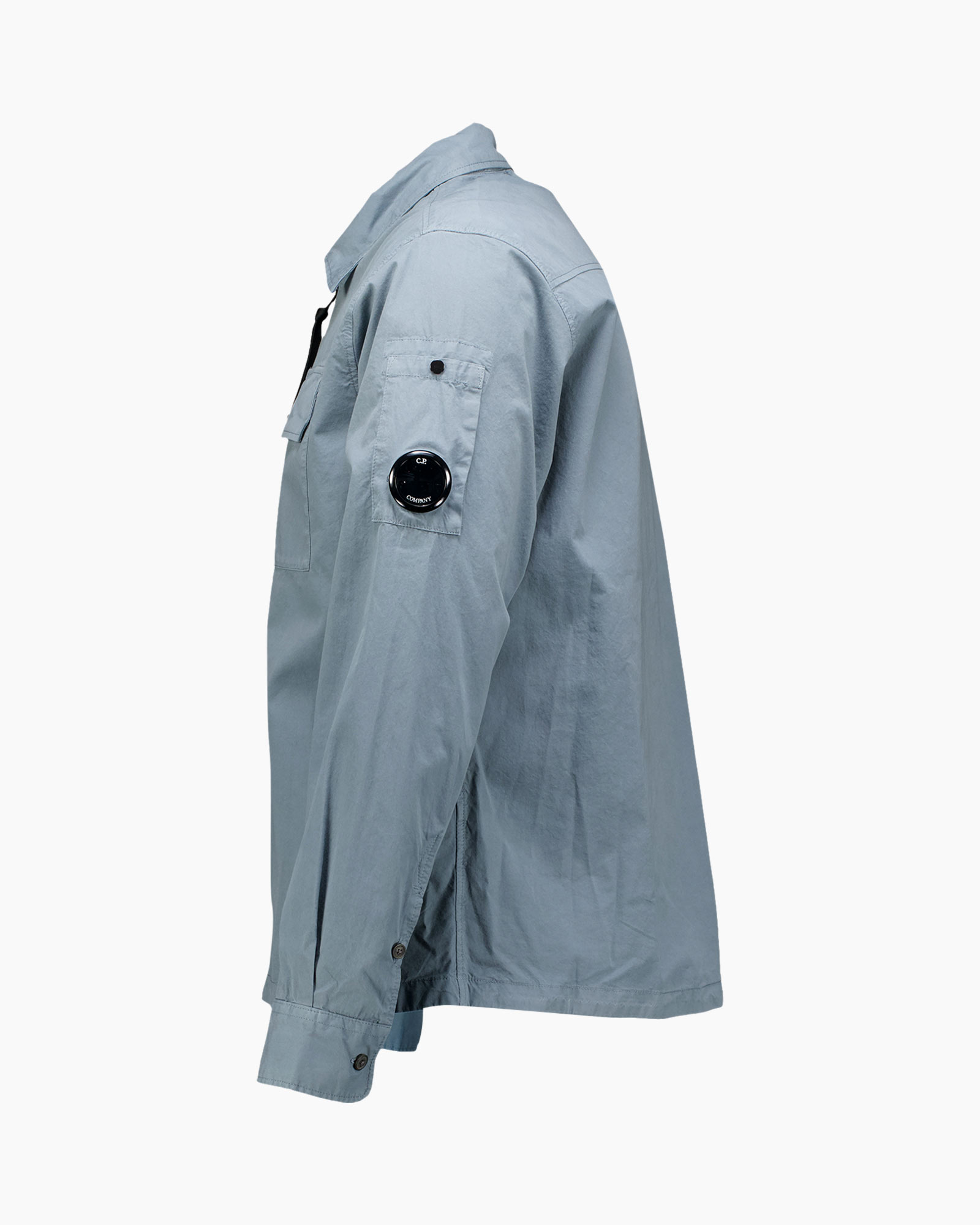 Overshirt Gabardine Grijs