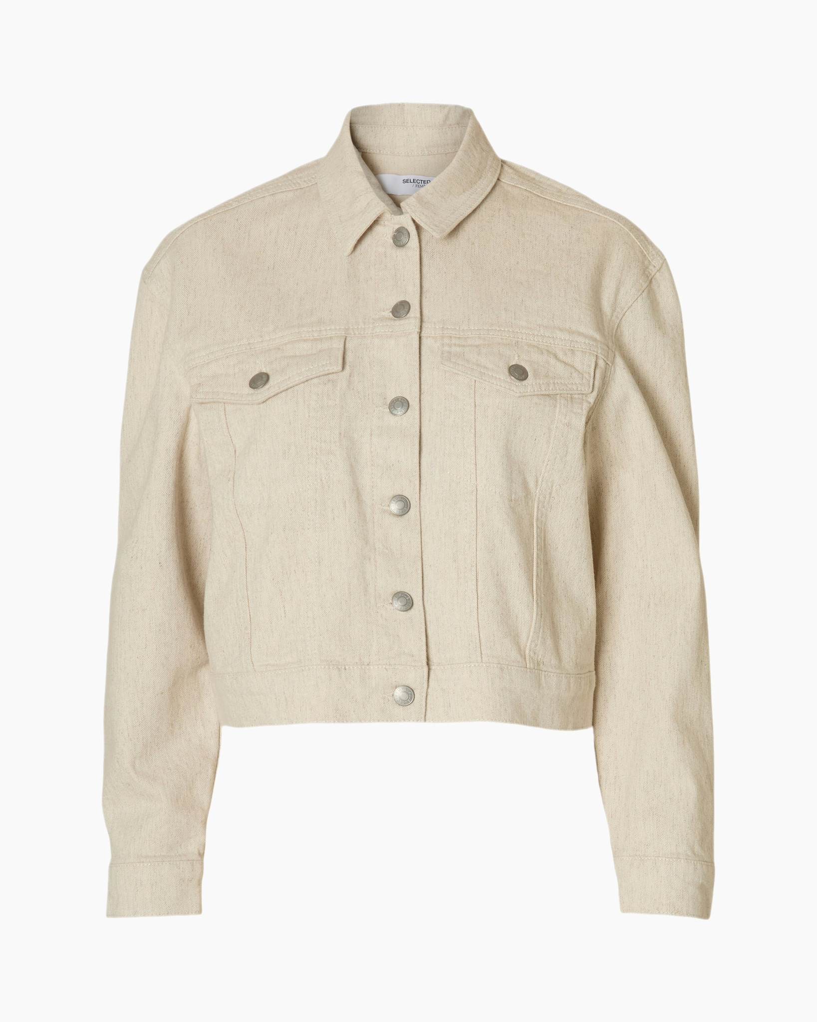 Jack Una Ls Denim Jacket Beige