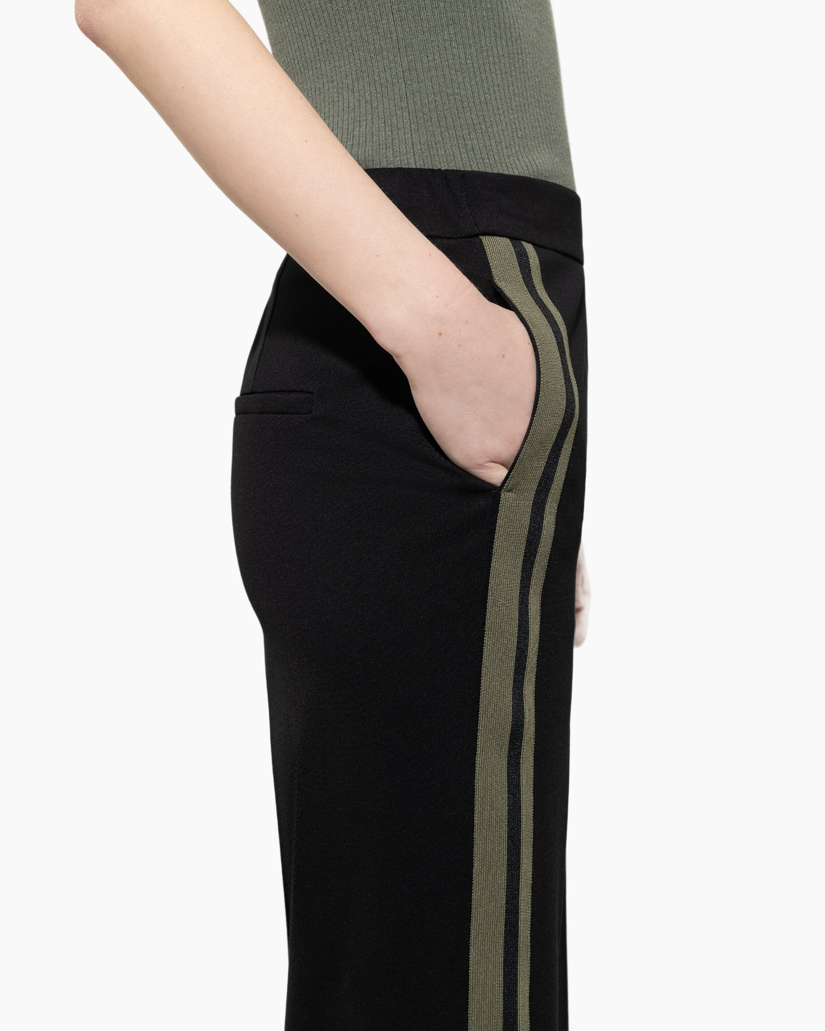 Broek 628823/3643-0 Zwart dessin