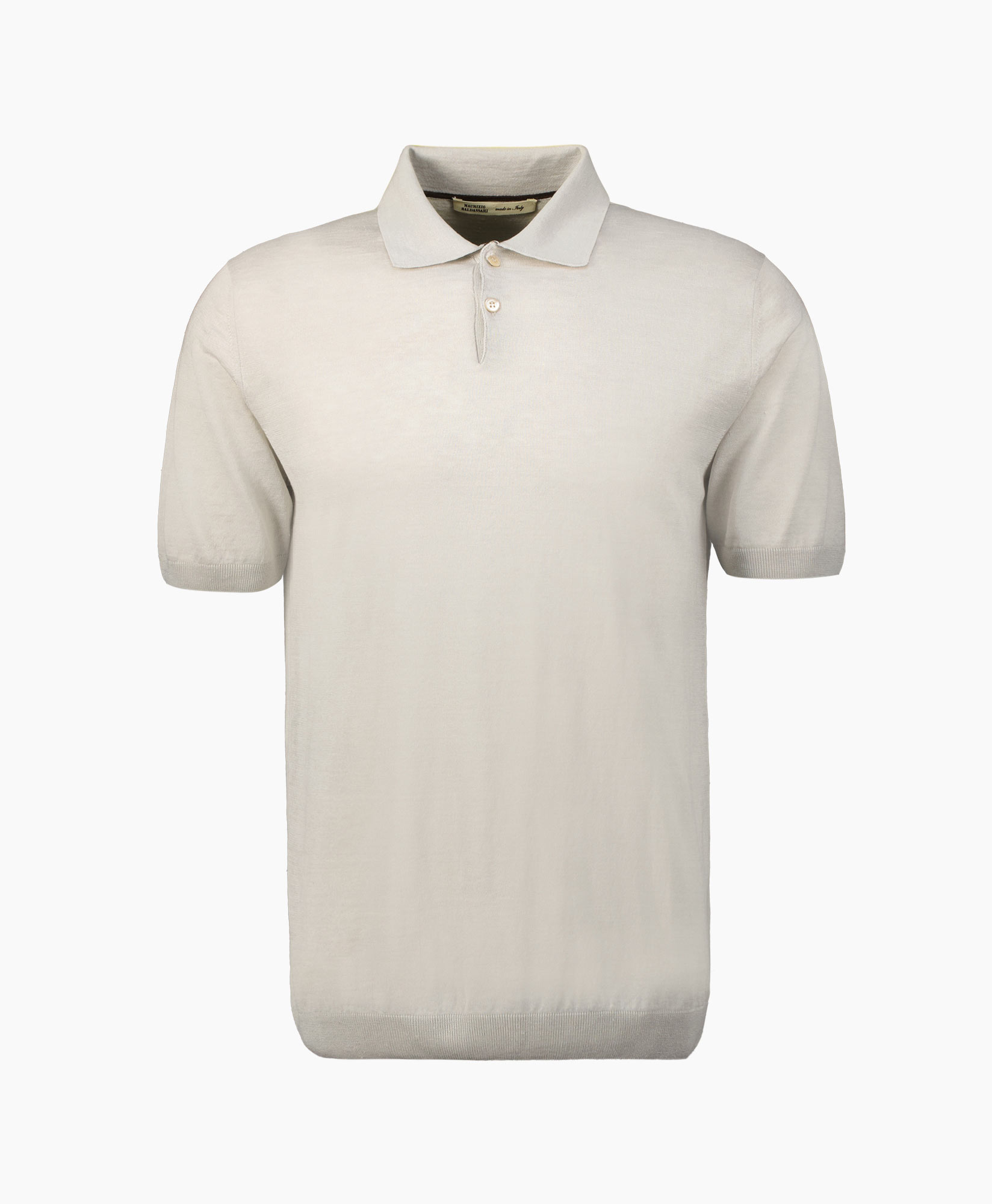 Polo Light Knitted Licht Grijs