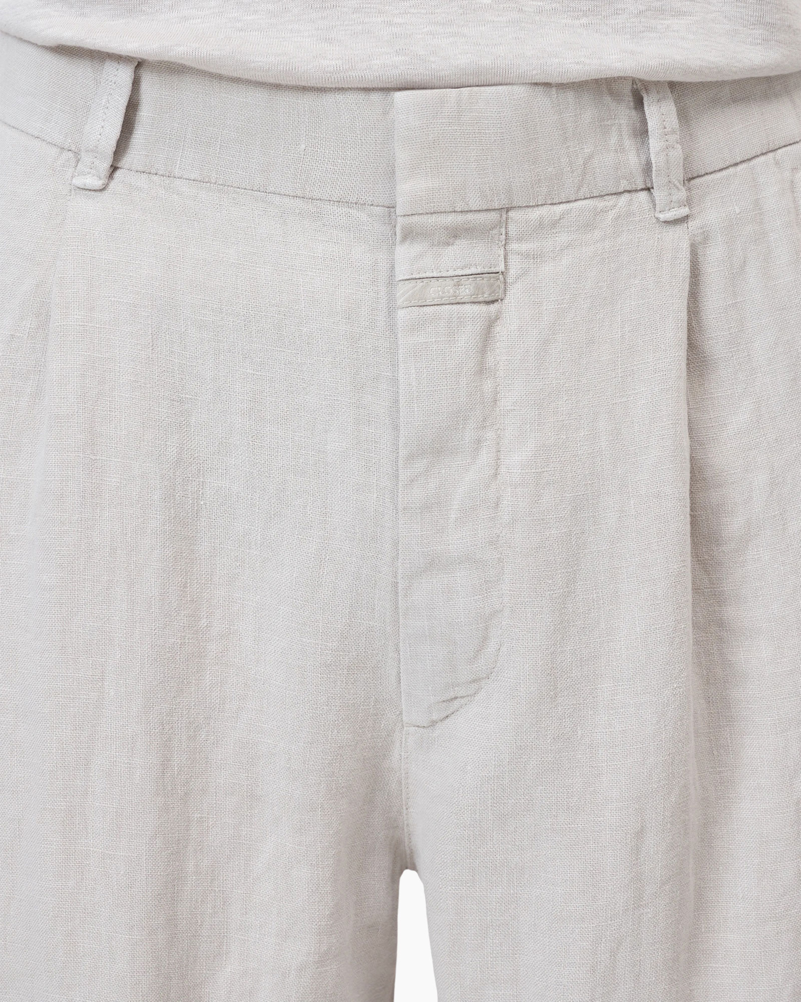 linen, beige, pants, waist, pocket
