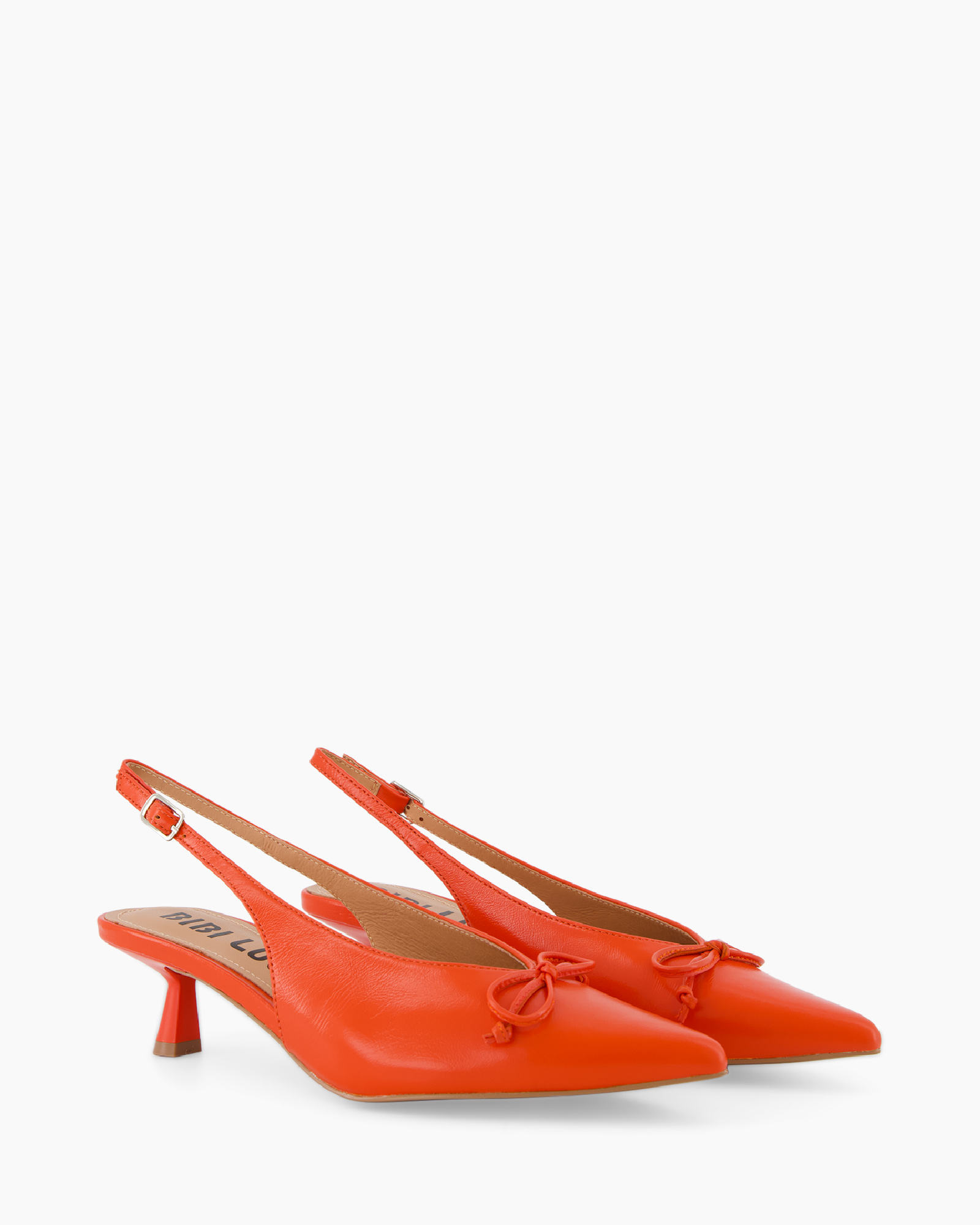 Pump Gloss Leather Rood